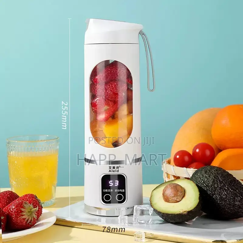 Rechargeable Juicer With 10 Ultra-Sharp Blades (1300w Motor, 3.7v)