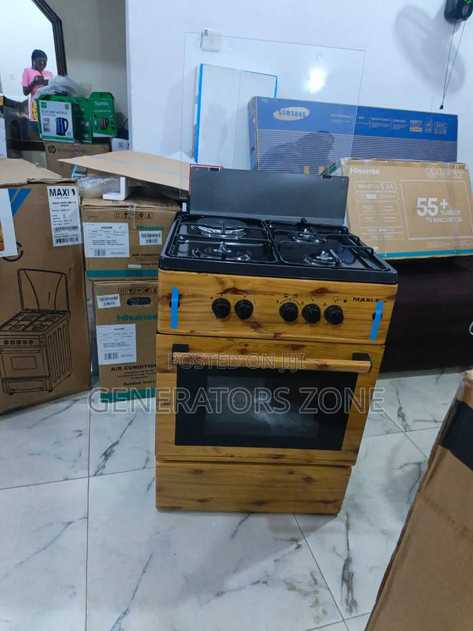 Maxi F6b31g2 Domestic Gas Range 3+1