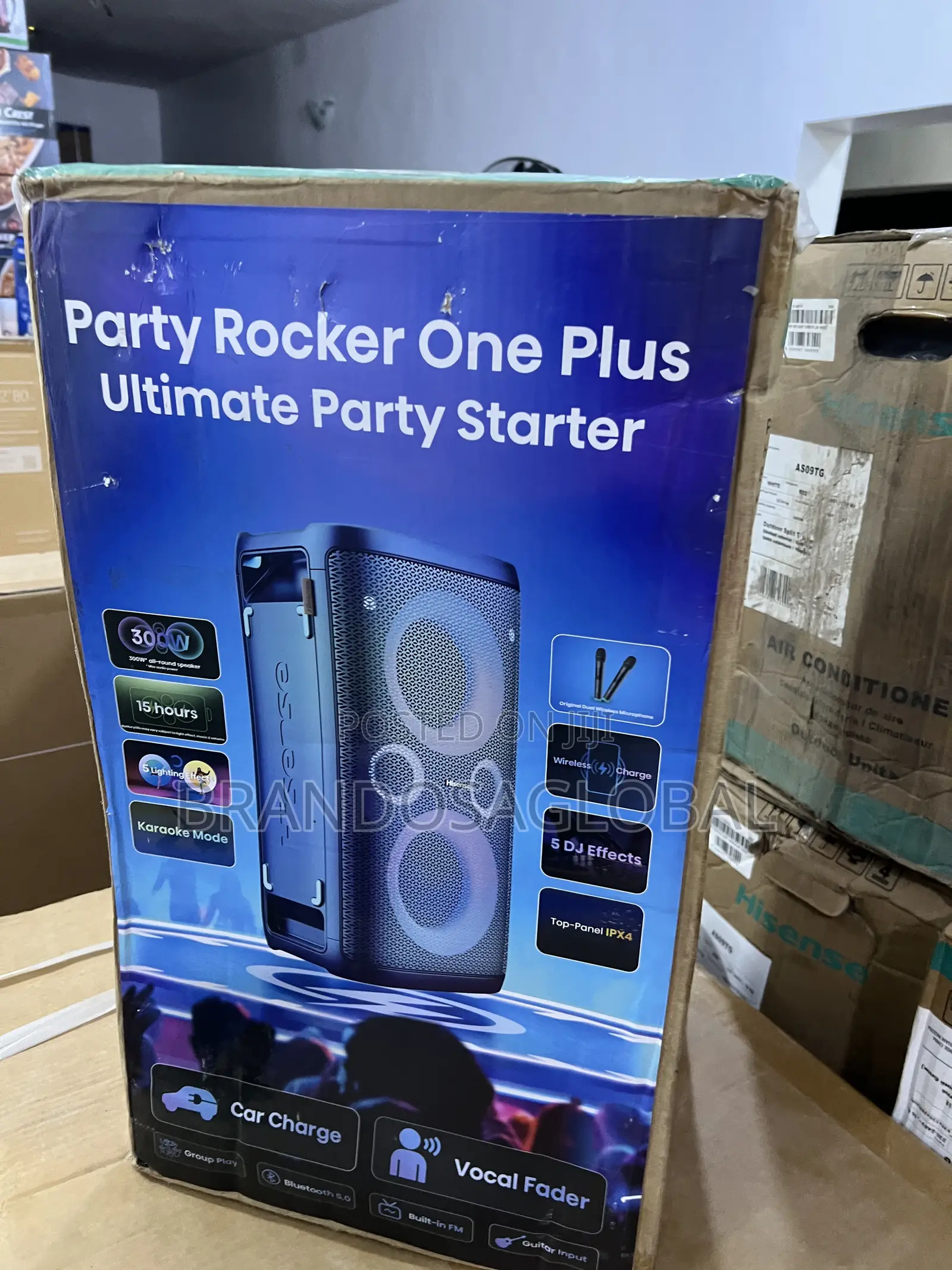Hisense 300w Aud110hp Speaker With Noise-Free Microphone Input