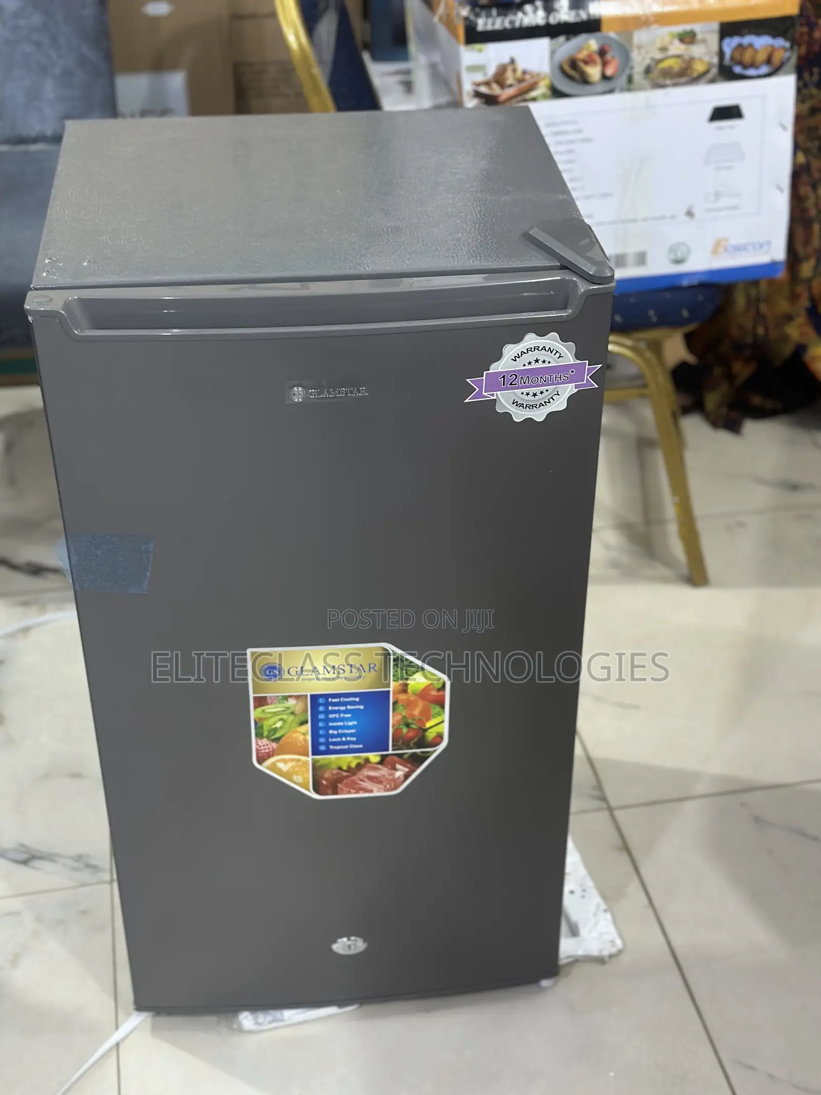 Durable Glamstar Single-Door Cooling Refrigerator (90l) GFR-120s-M(S)