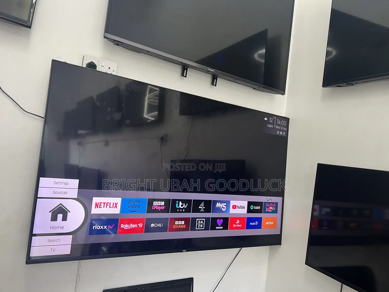 Bush 65 Inches Smart Tv With Free Netflix Acct Casting Mirror 4k Altra