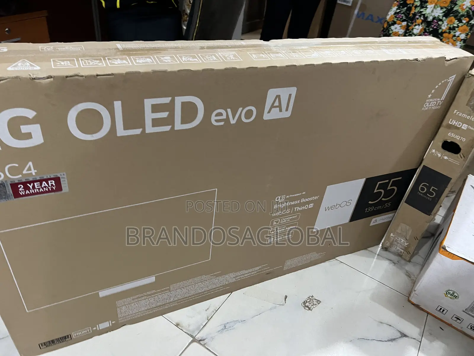 Lg Tv Oled 55 Inch C4 Smart Tv Ai Magic Remote Dolby Vision
