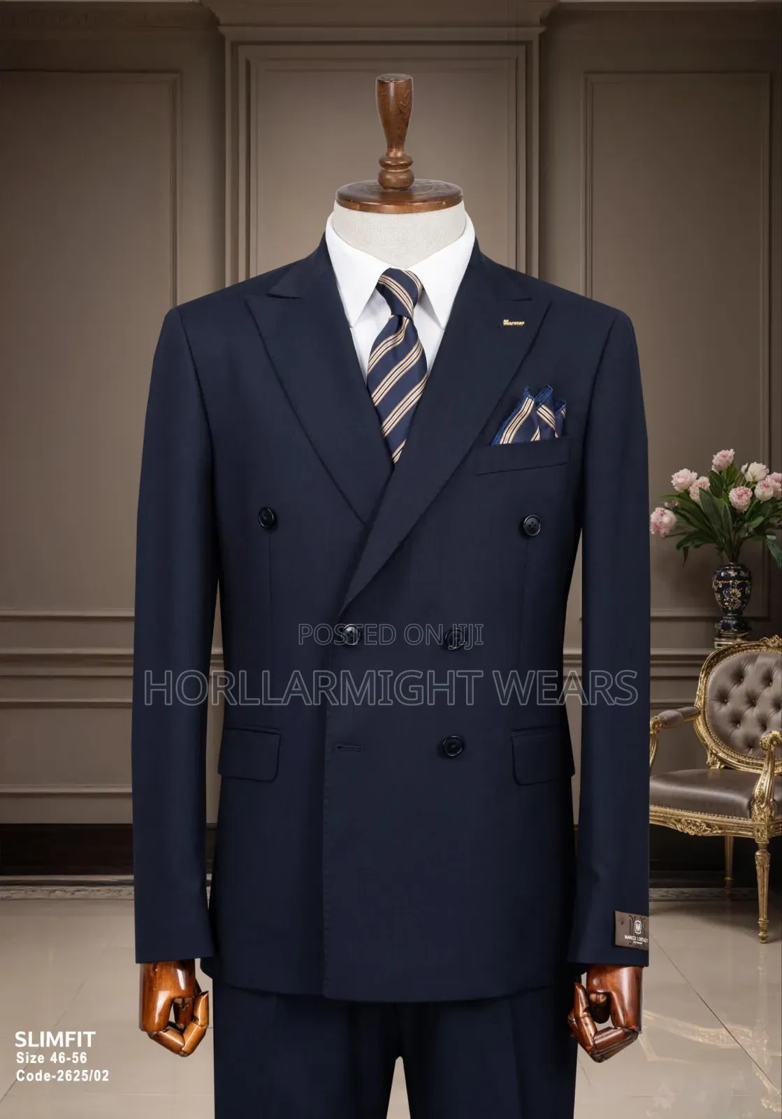 Marco Lorenzo Double Breasted Suit