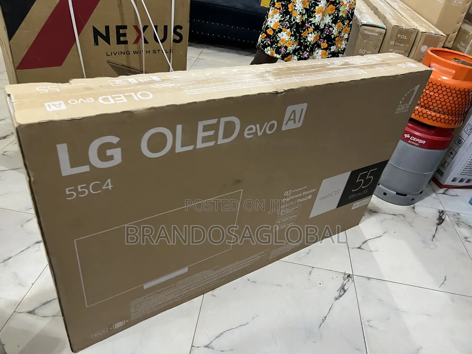 Lg 55'' Uhd Oled Smart Ai Thinq Built in Satellite Tv