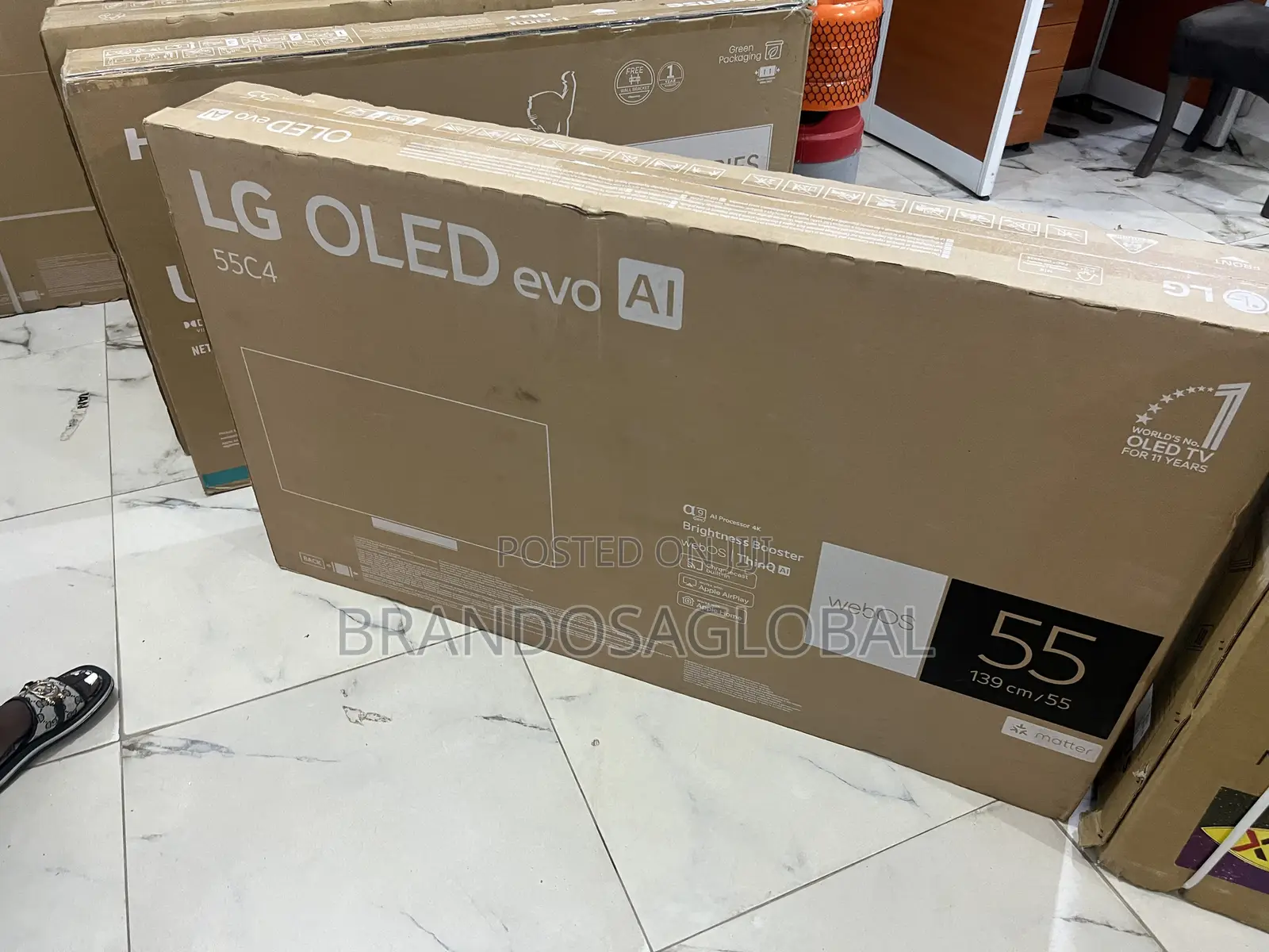 Lg Oled Tv 55" Cx Series, Cinema Screen Cinema HDR Ai Thinq