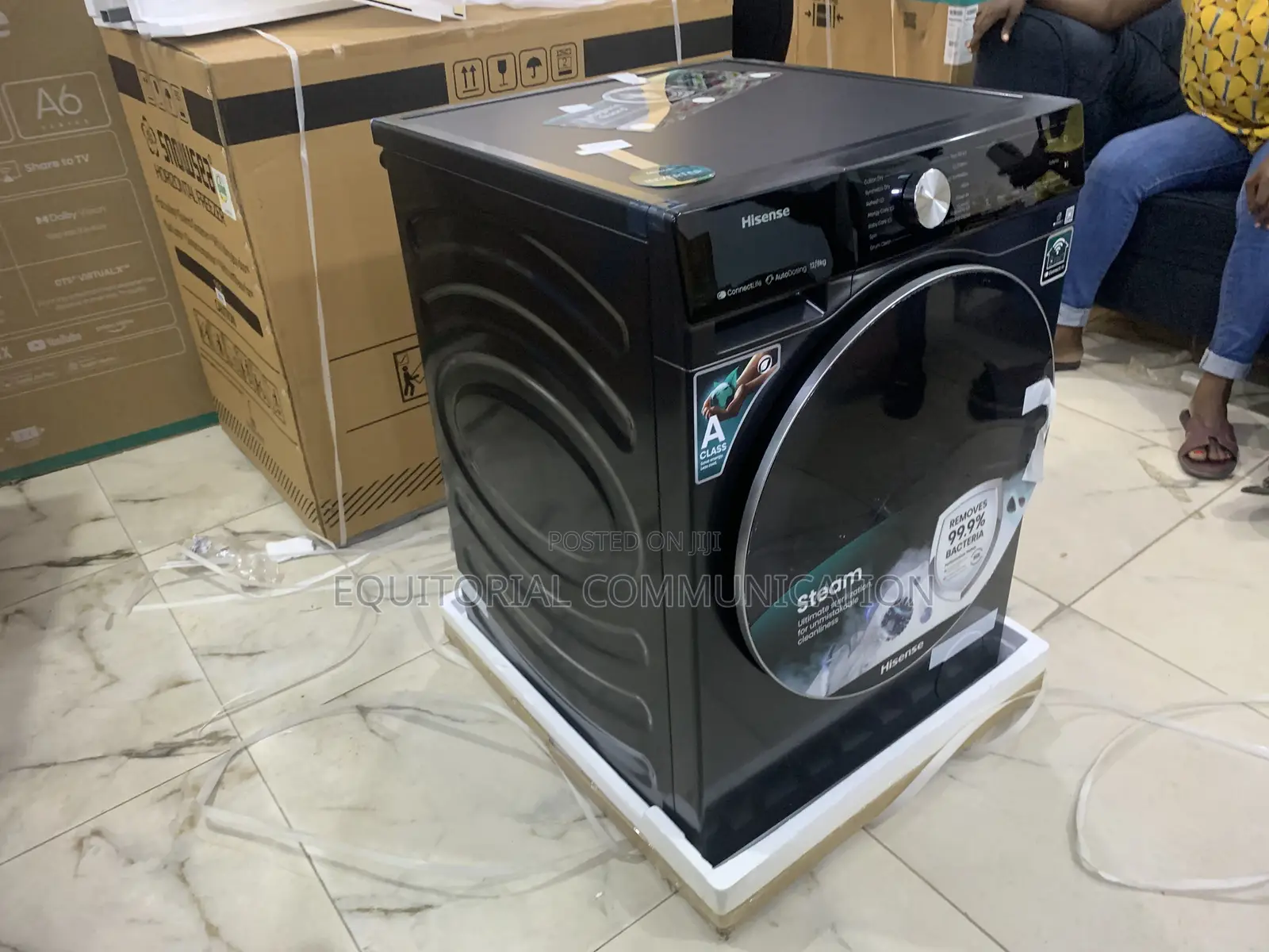 Hisense 12kg Wash Dry – Modern Touch Control