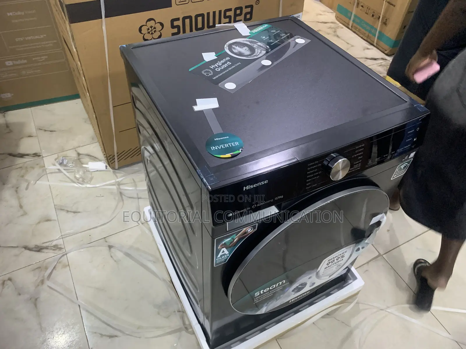 Hisense 12kg Wash Dry – Modern Touch Control