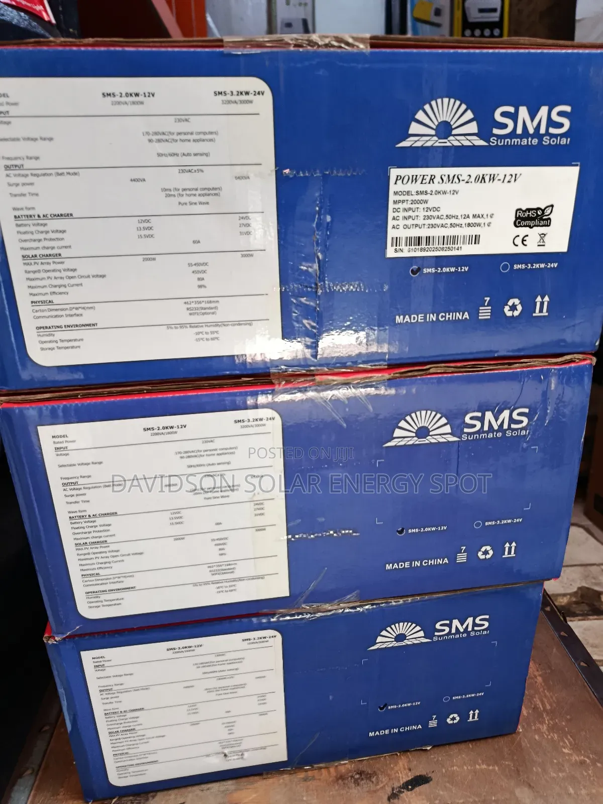 2kva 12v SMS Solar Inverter Hybrid