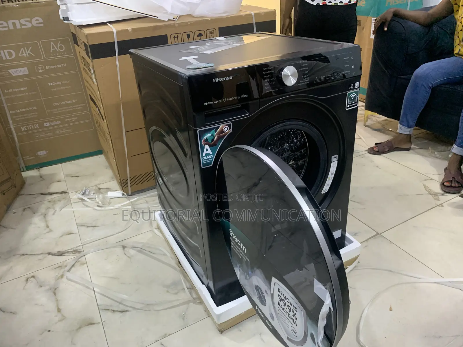 Hisense 12kg Wash Dry – Intelligent Wash System