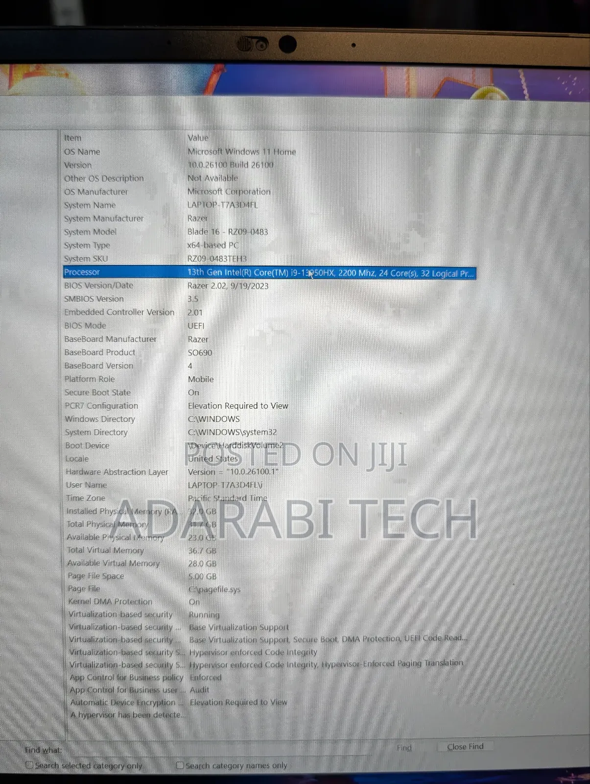 Laptop Razer Blade 32GB Intel Core I9 SSD 1T
