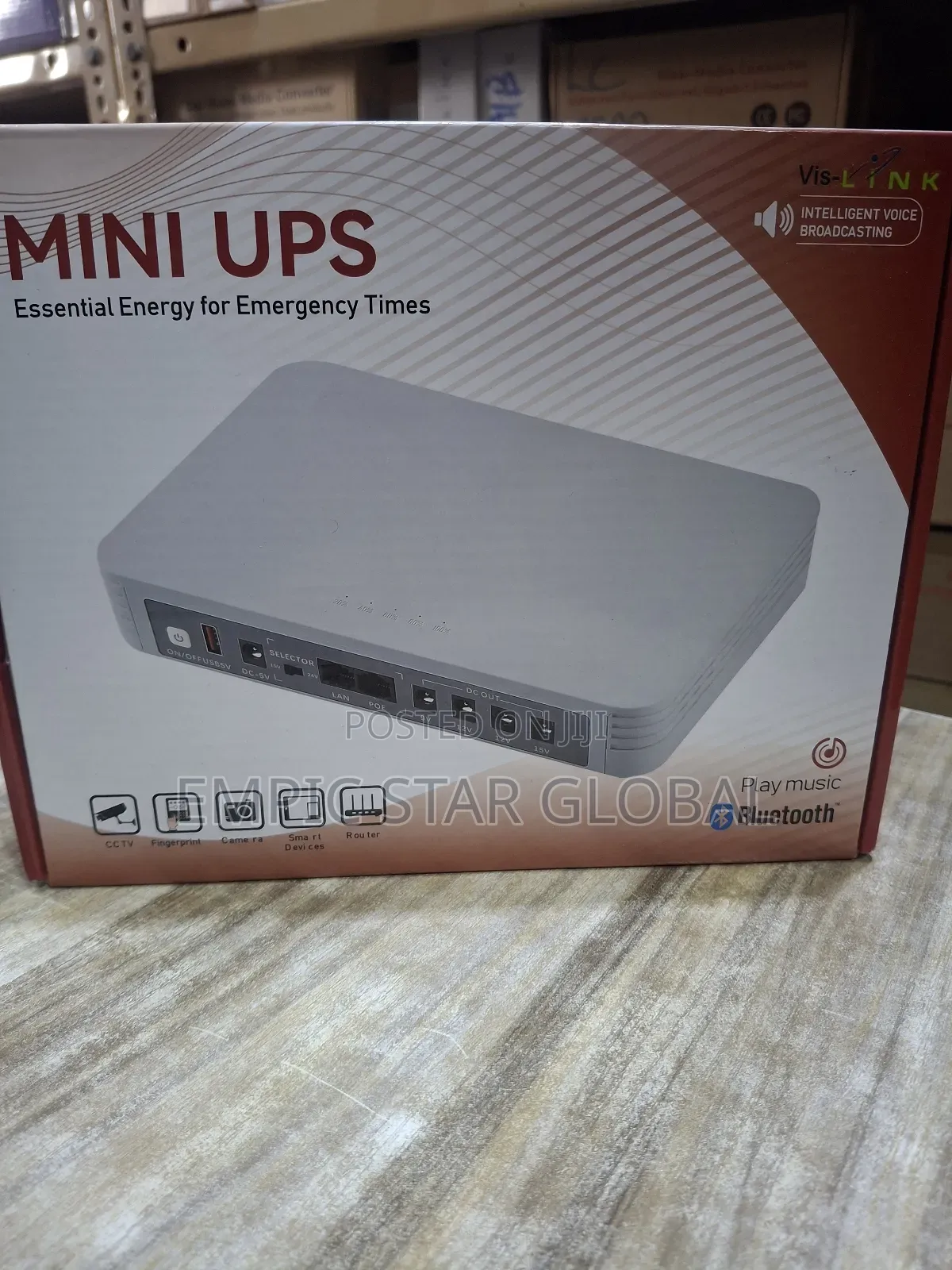 Mini Dc Ups Poe Router Power Bank 20000mah for Wifi Router/CCTV