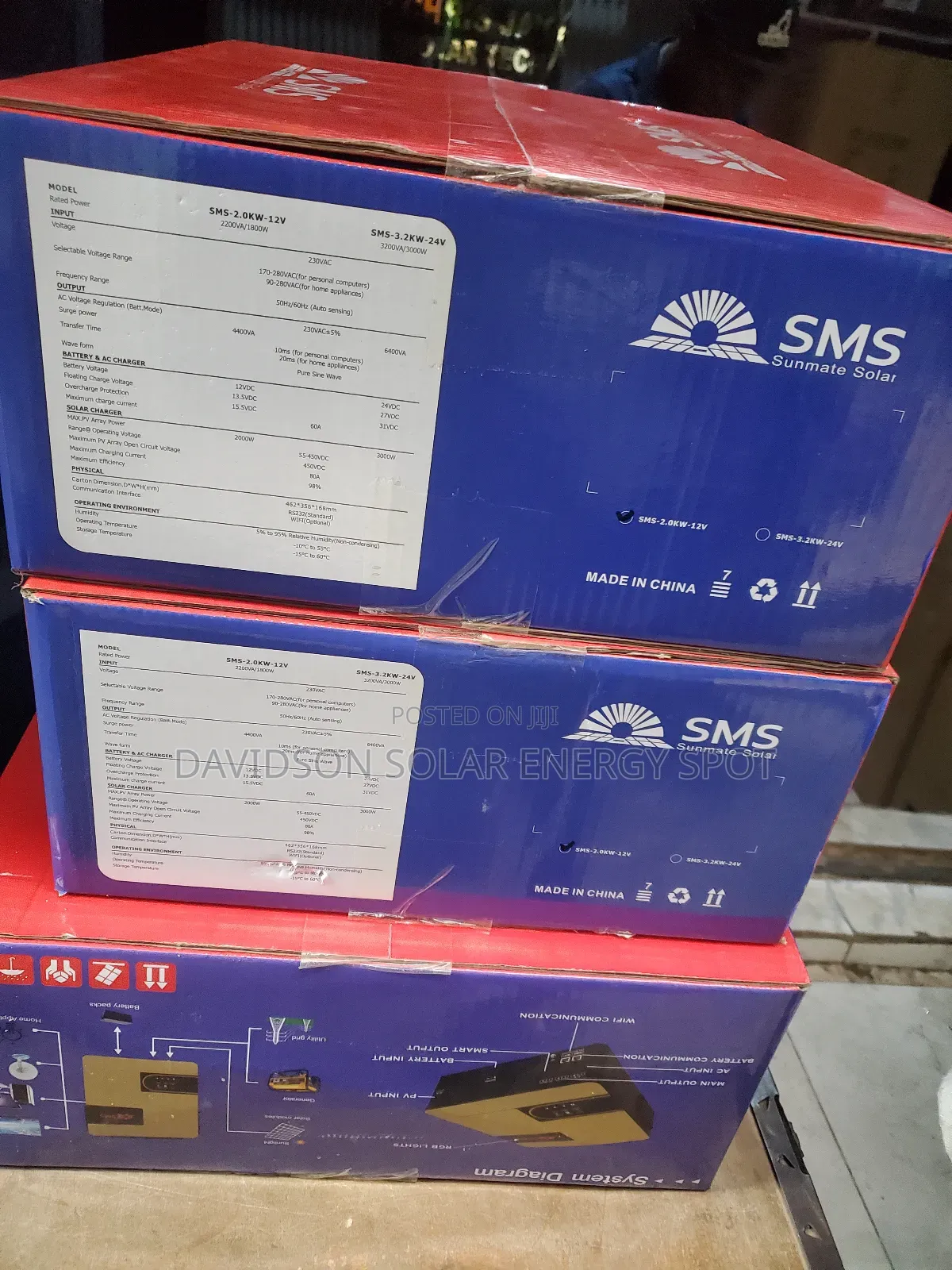 2kva 12v SMS Solar Inverter Hybrid