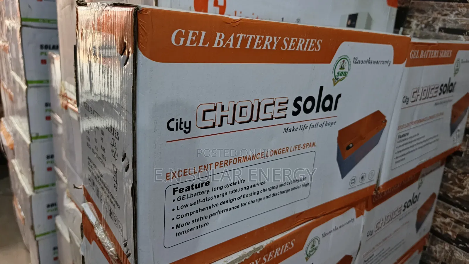 Solar 65a/12v Dry Cell Battery Available Now