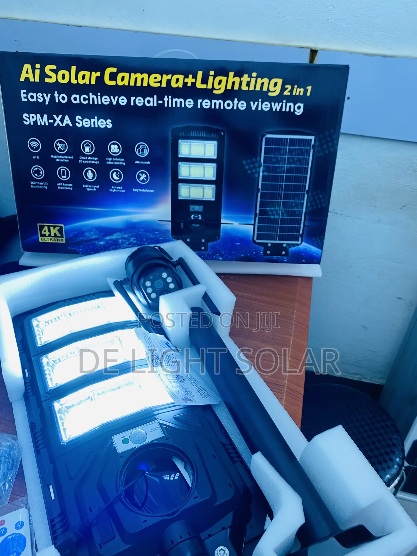 Ai Solar Camera + Lighing 2in1