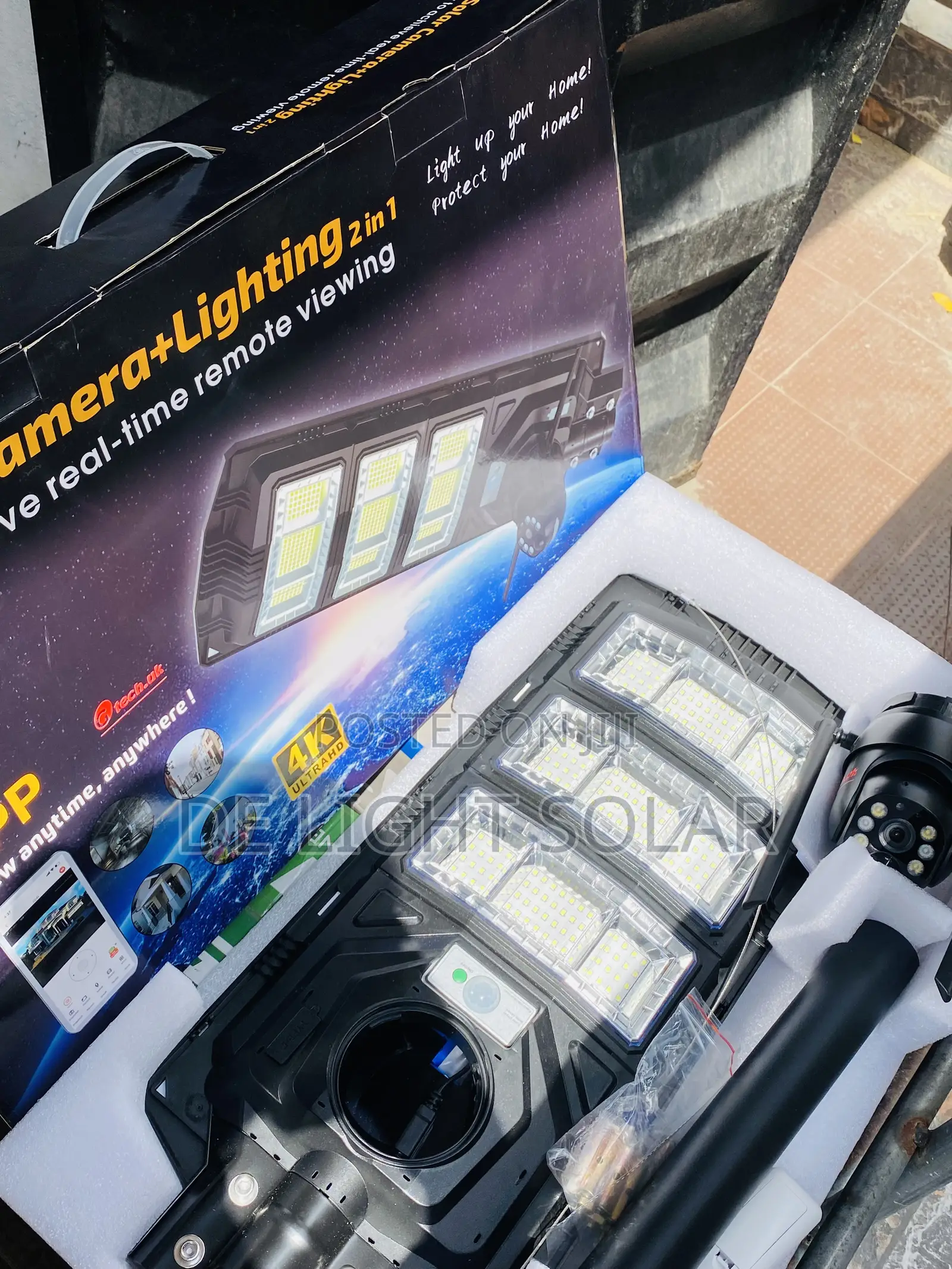 Ai Solar Camera + Lighing 2in1