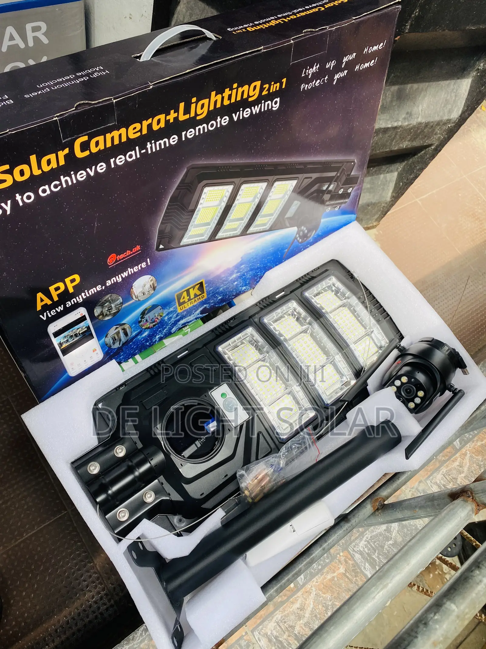 Ai Solar Camera + Lighing 2in1