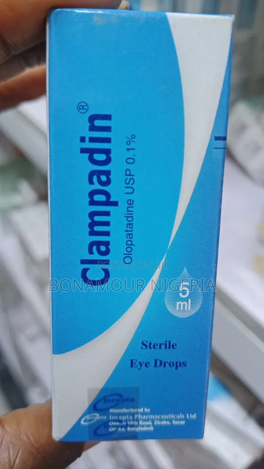 Clampadin (Olopatadine) Eye Drops 5ml