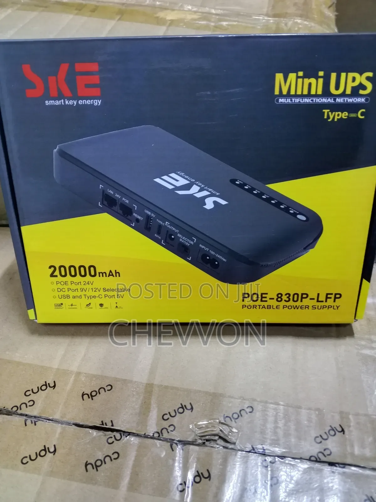 Ske Mini Dc Ups | Poe Power Bank 20000mah For Wifi Router/Laptop