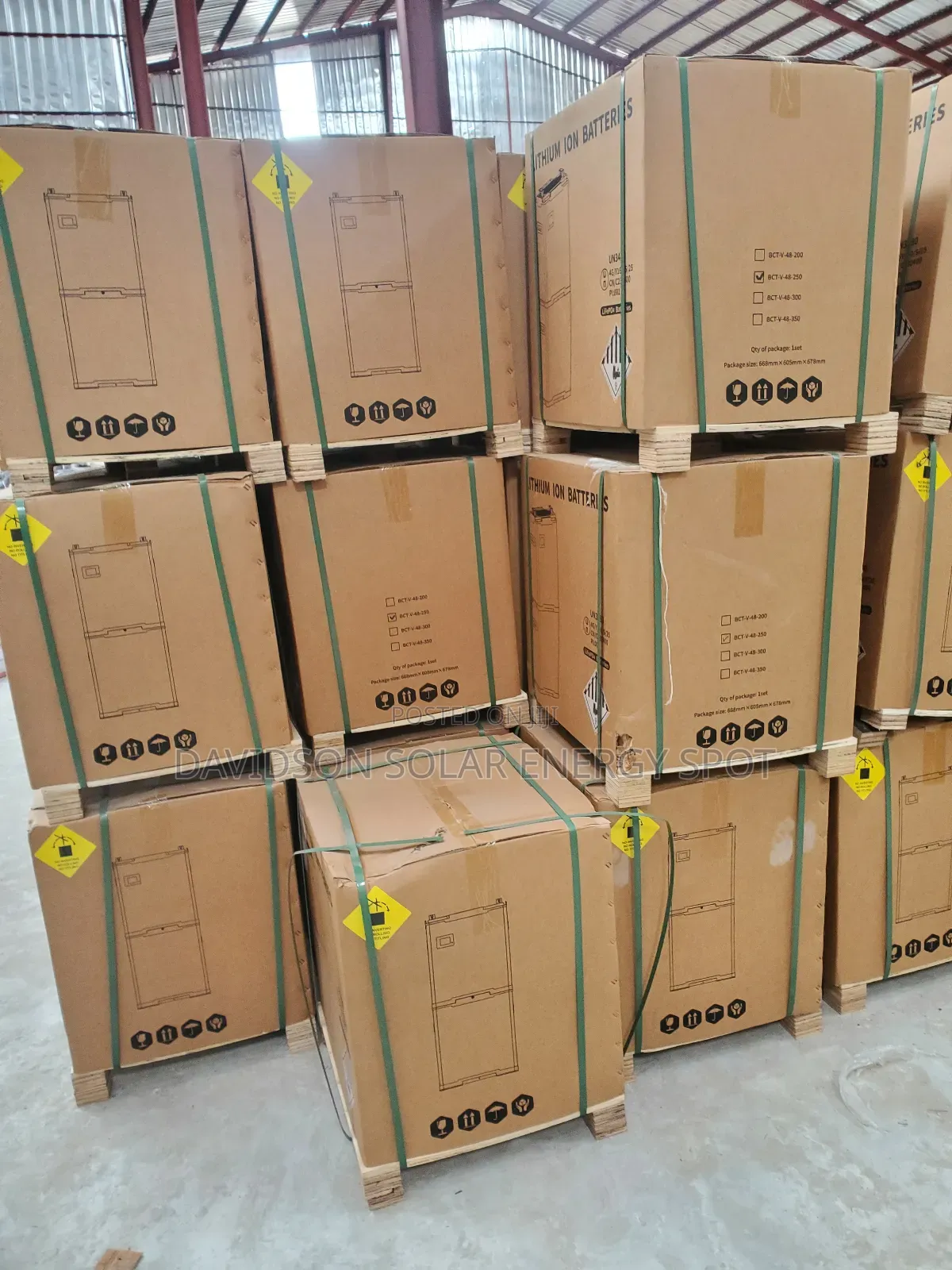 15kwh 48v Blue Carton Solar Lithium Ion Battery