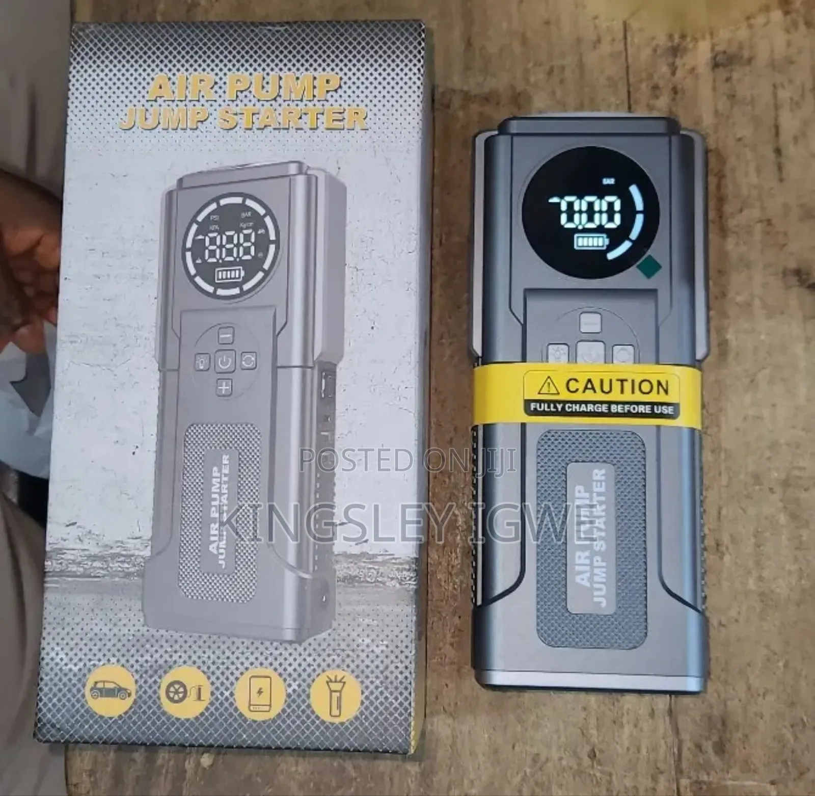 Car Air Pump and Jump Starter
