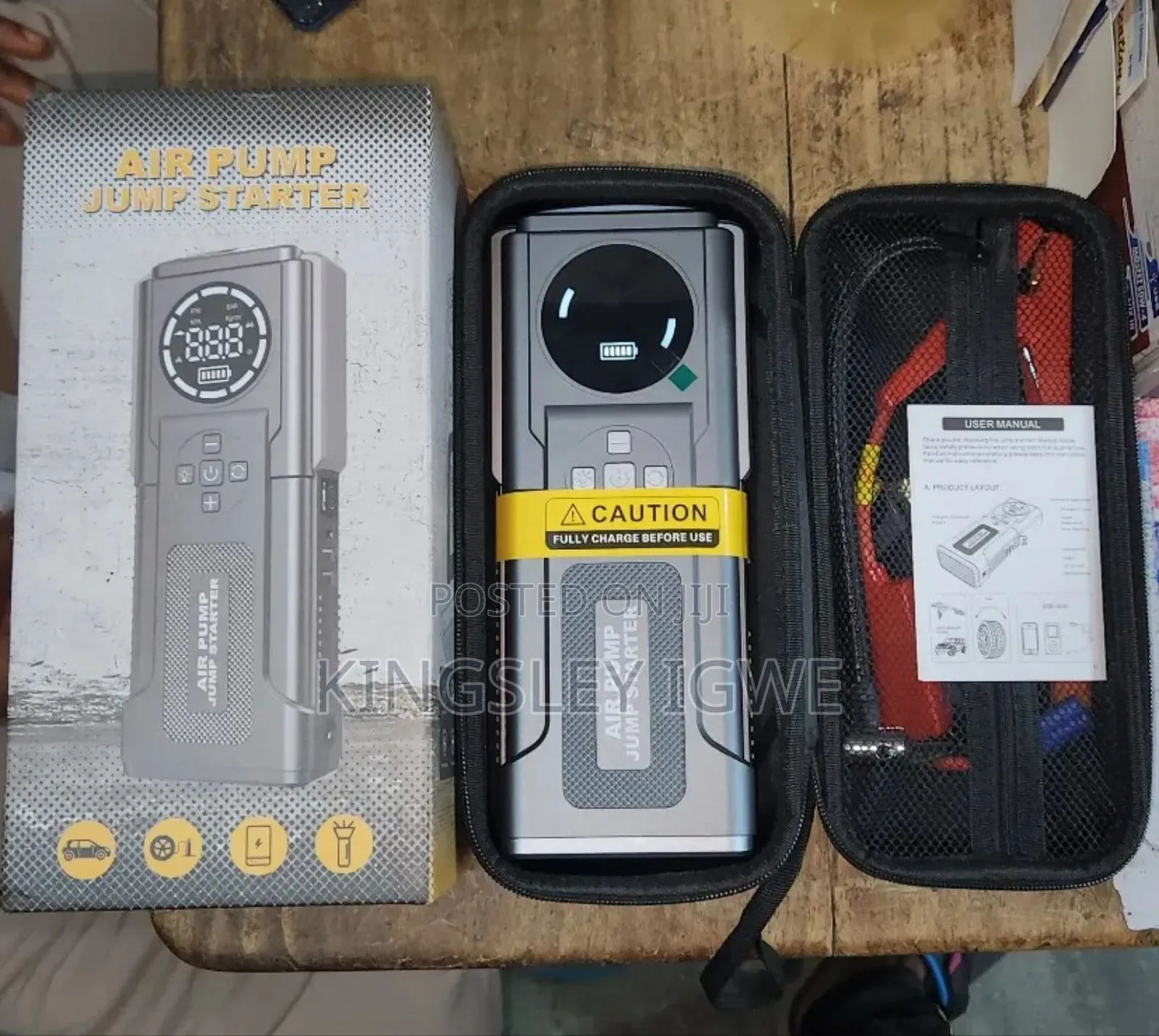 Car Air Pump and Jump Starter
