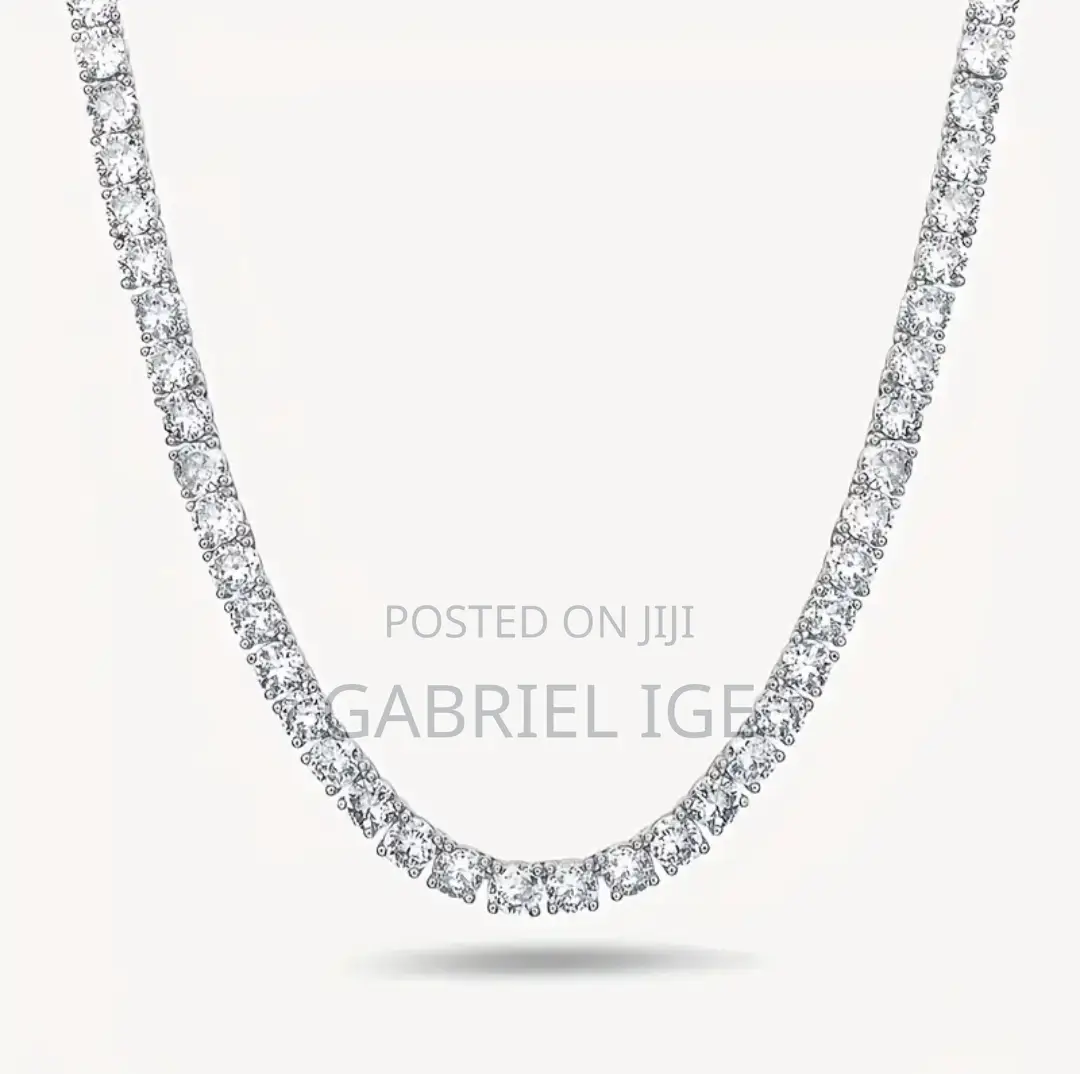 Mossanite Cuban VVS Necklace