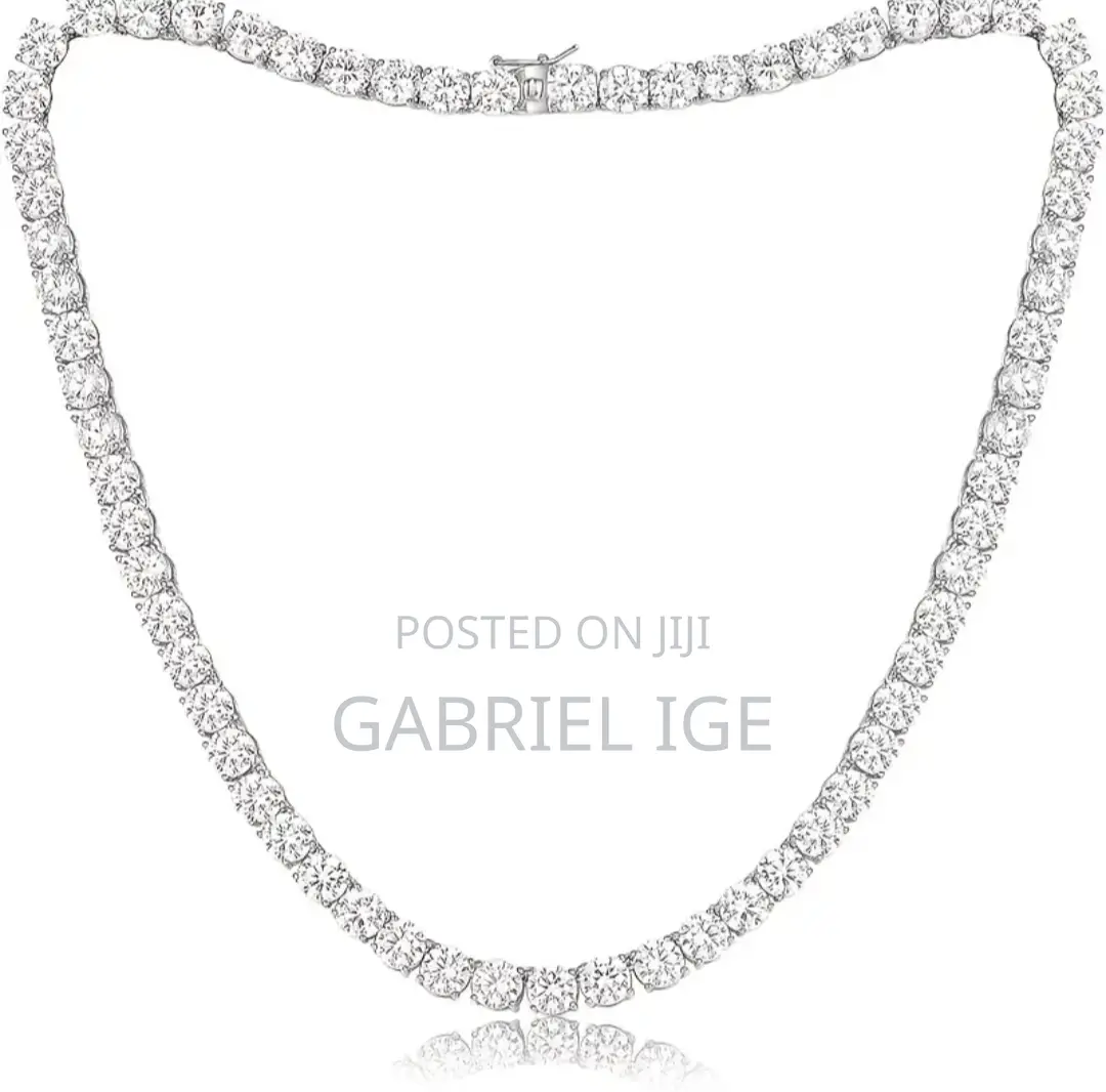 Mossanite Cuban VVS Necklace