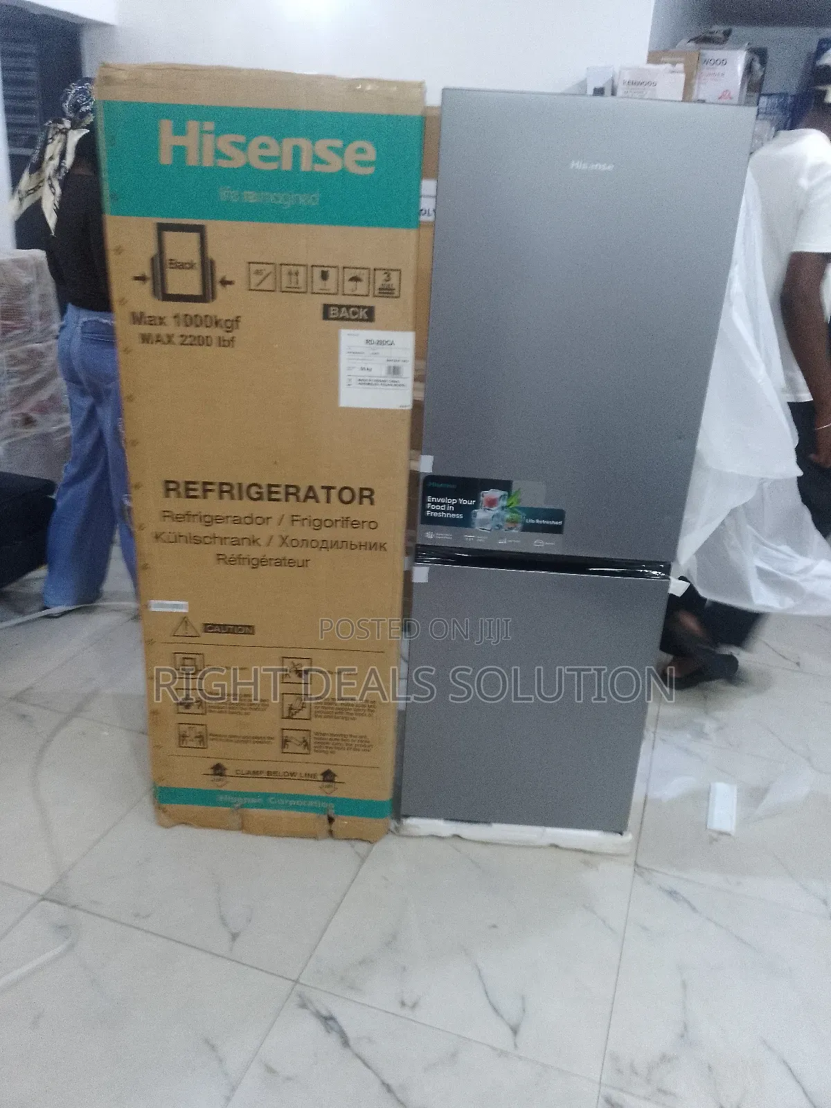 Hisense 29dca 290l Refrigerator Crisper Drawers and Egg Tray Included