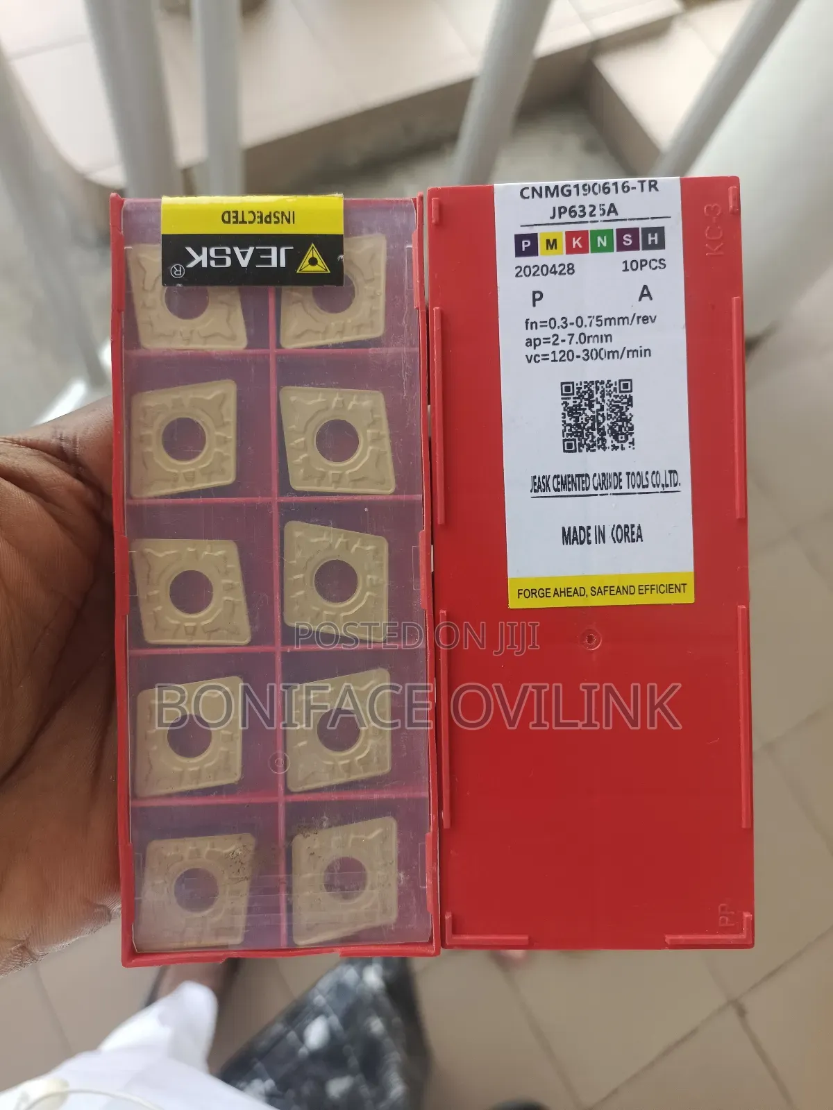 Cnmg190616 Tungsten Carbide Cutting Insert Gold