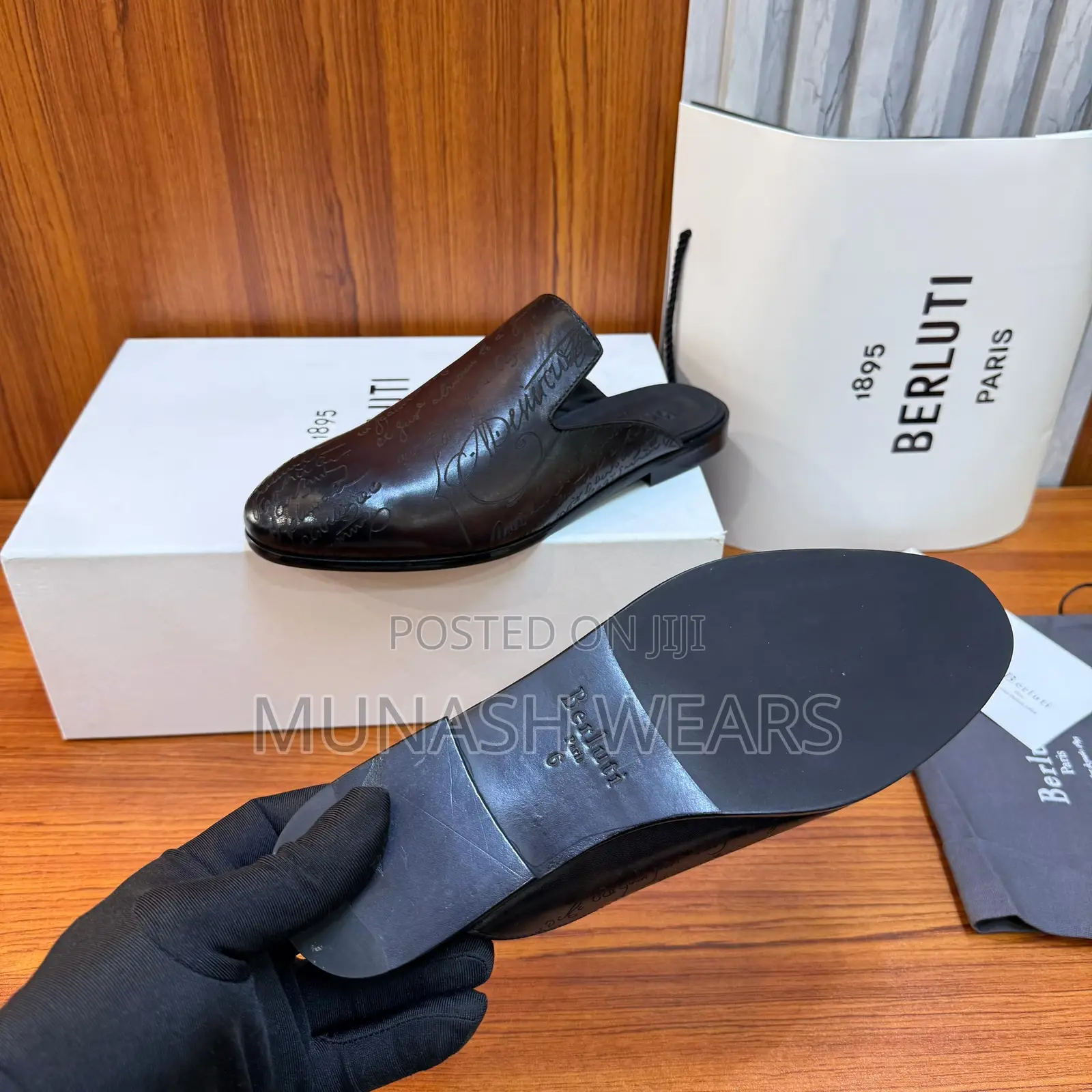 Berluti Luxury Leather Half Shoes 40-47