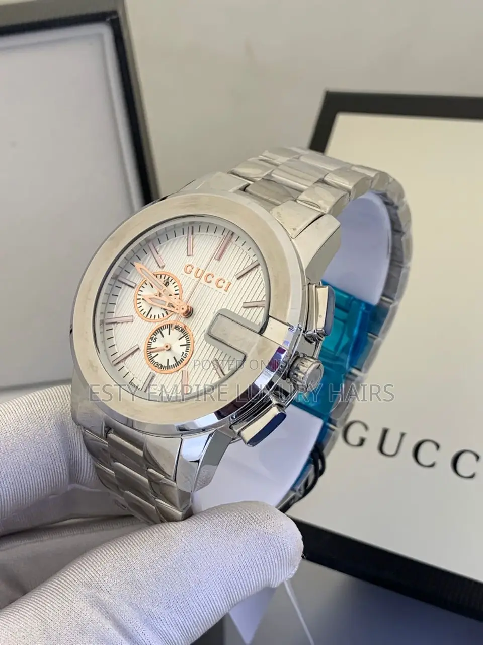 Quality Luxury Gucci Chronograph Chain Wrist Watch