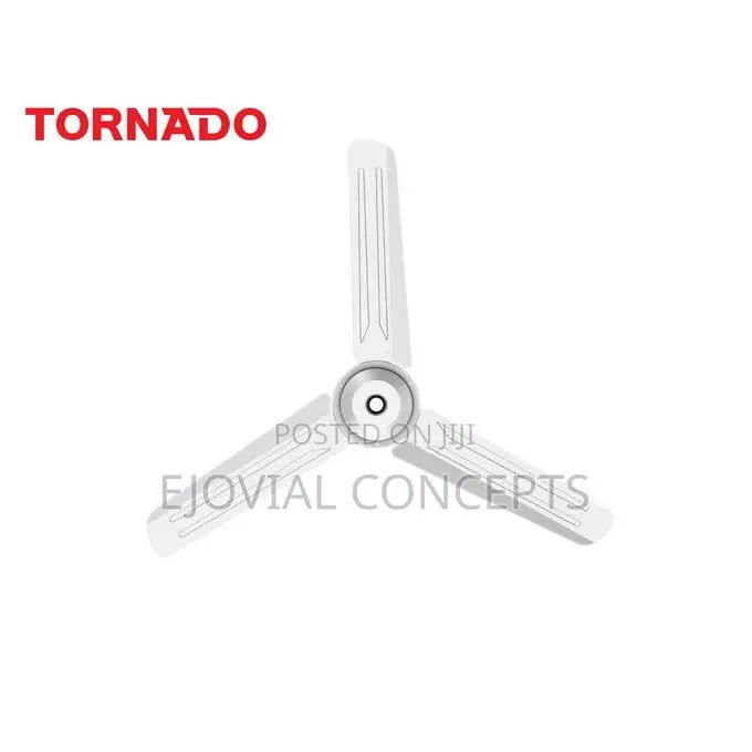 Tornado 56" Inches 3 Long Metal Blades Ceiling Fan 5 Speeds