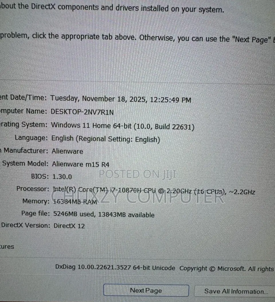 Laptop Dell Alienware M15 R4 16GB Intel Core I7 SSD 1T