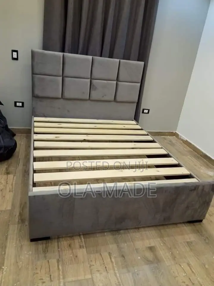 Custom Fabric Bed Frame - Order in Any Size and Design