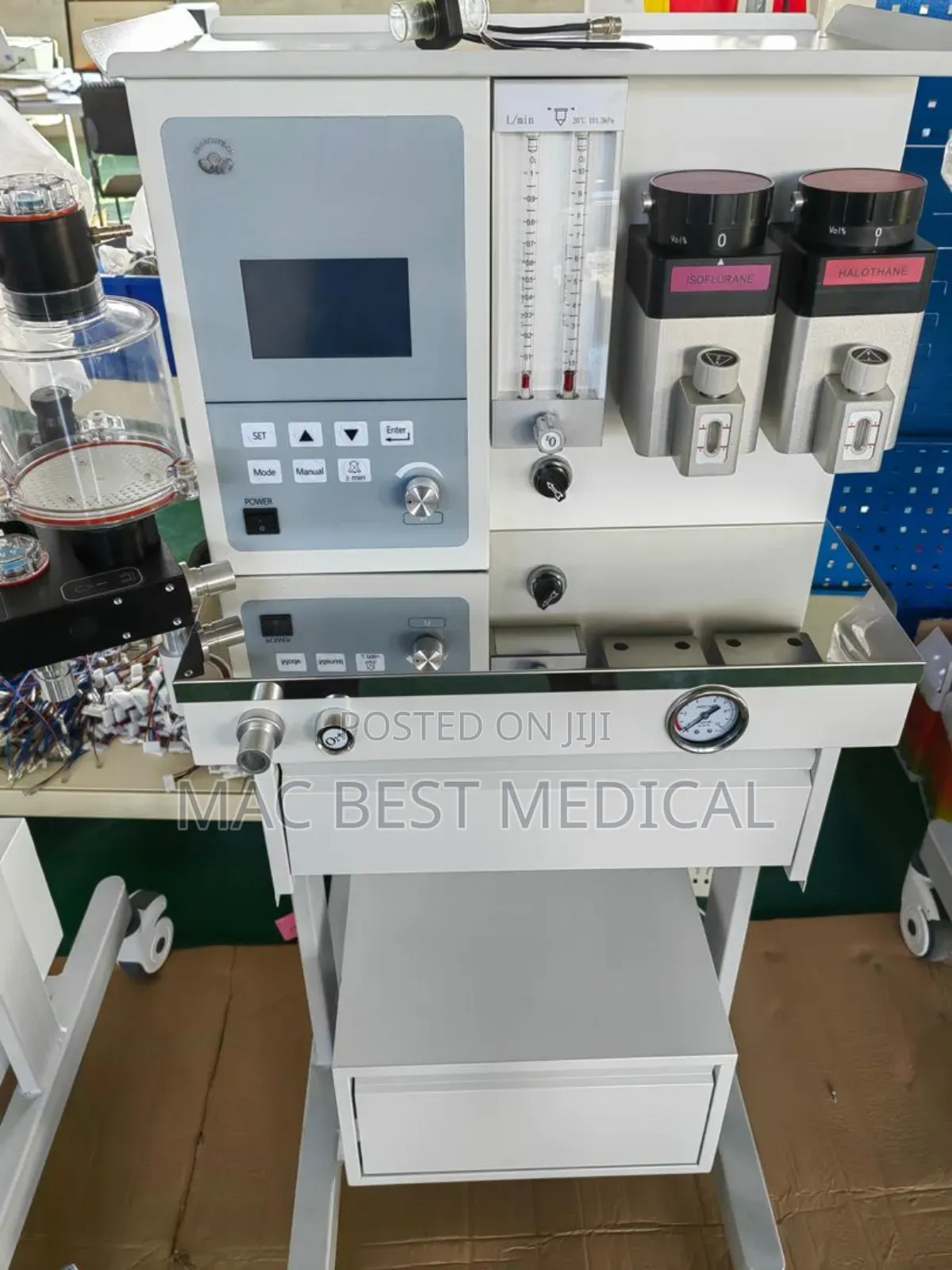 Anesthesia Machine, Double Vaporizer