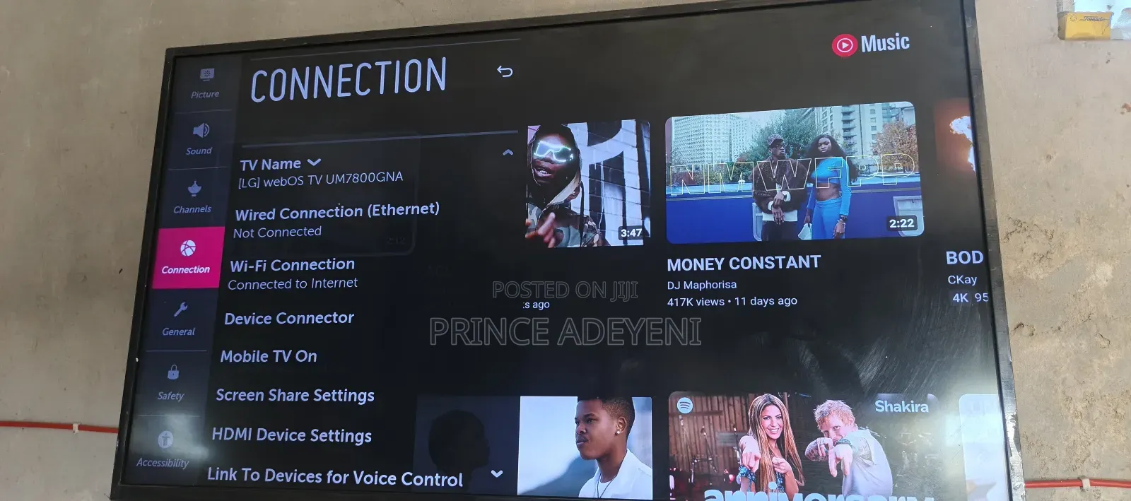 43 Inches Ultra Hd Lg Smart Tv With Airplay