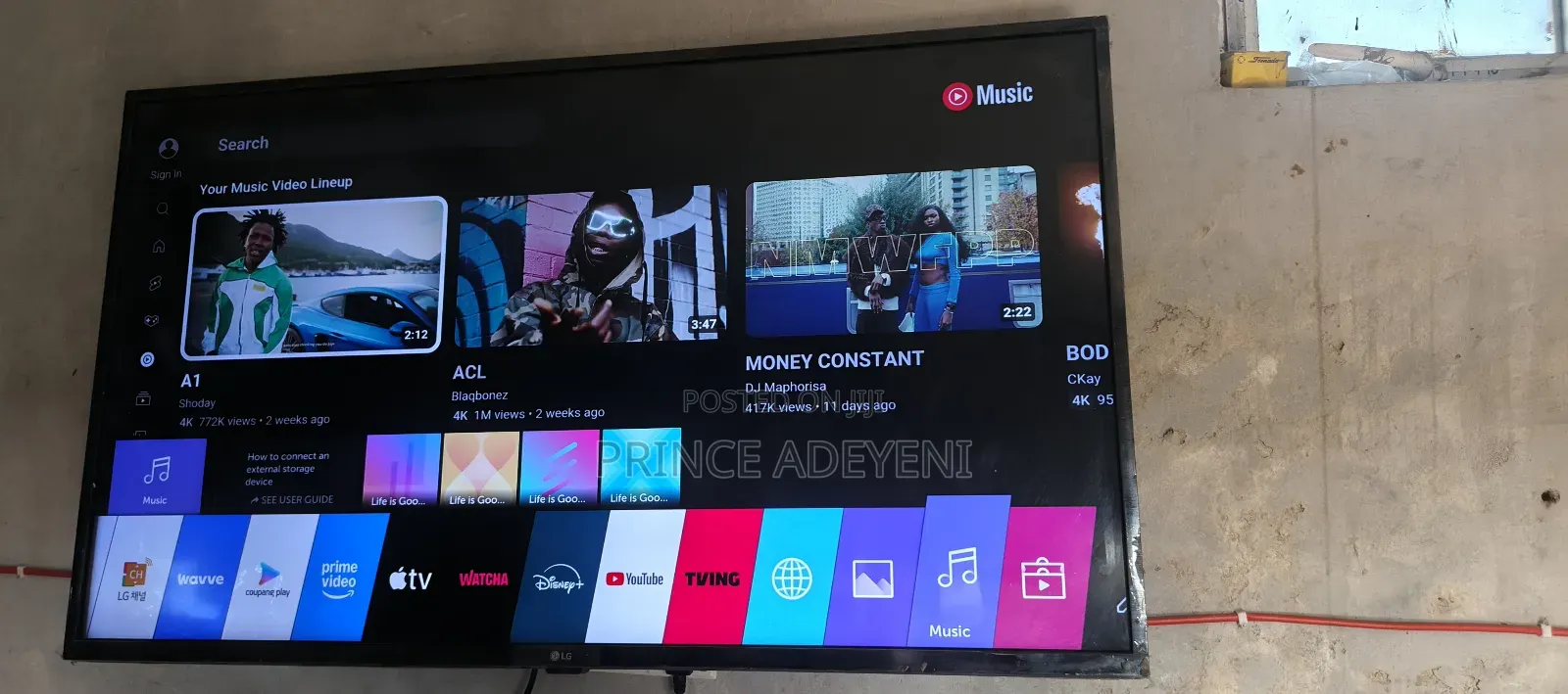 43 Inches Ultra Hd Lg Smart Tv With Airplay