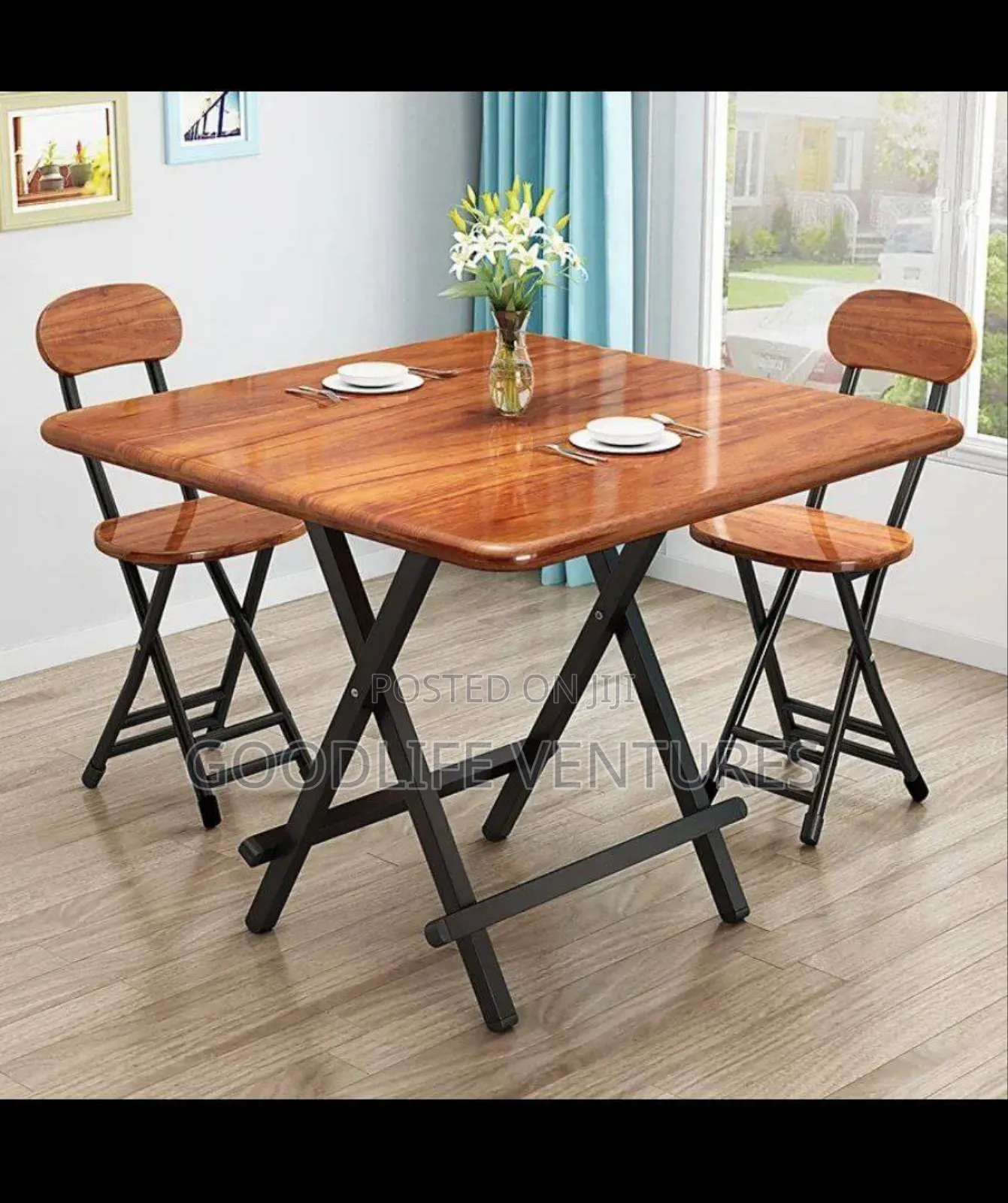 Portable Set 1 Chair And 2 Table
