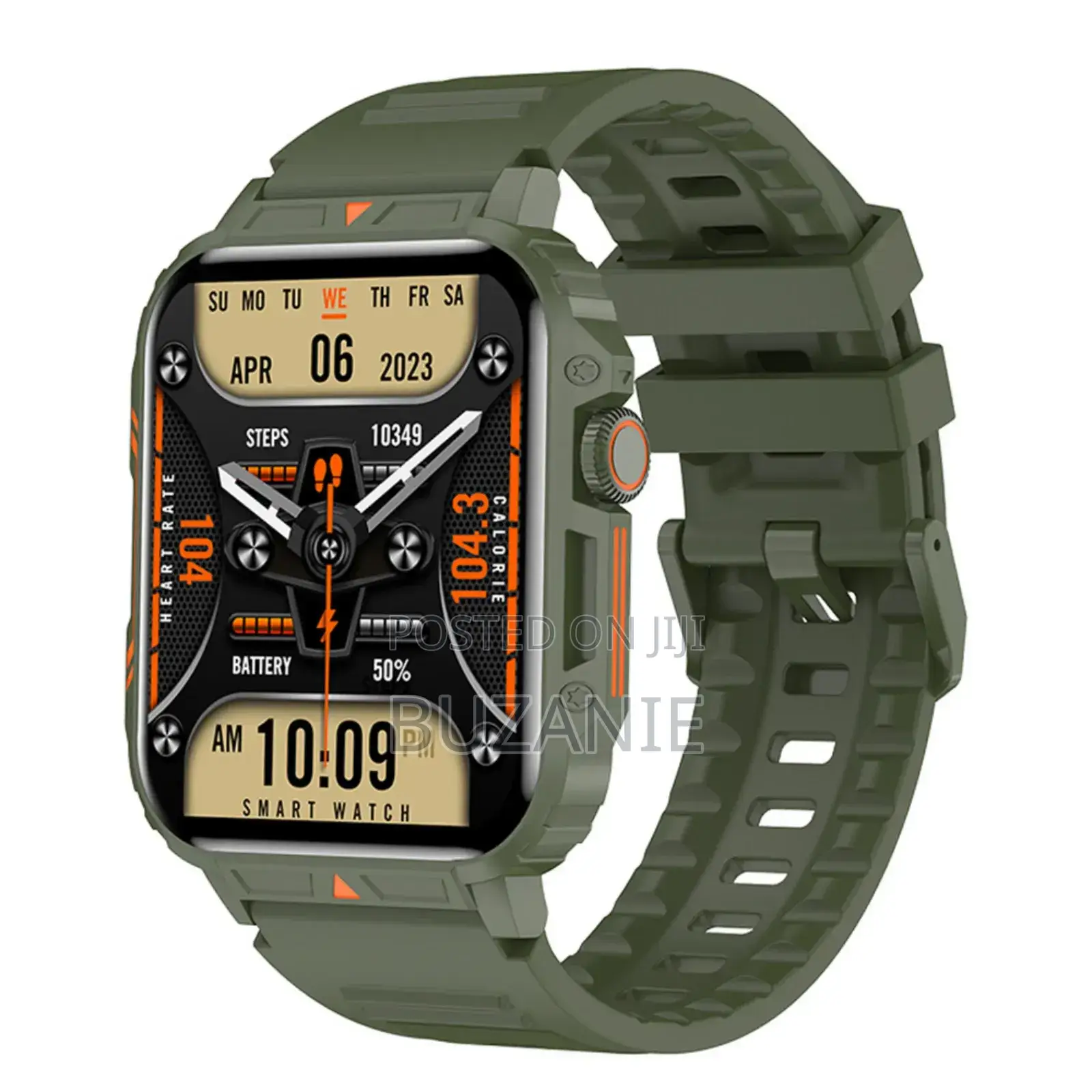 Military Grade Rugged Smartwatch Water and Dustproof