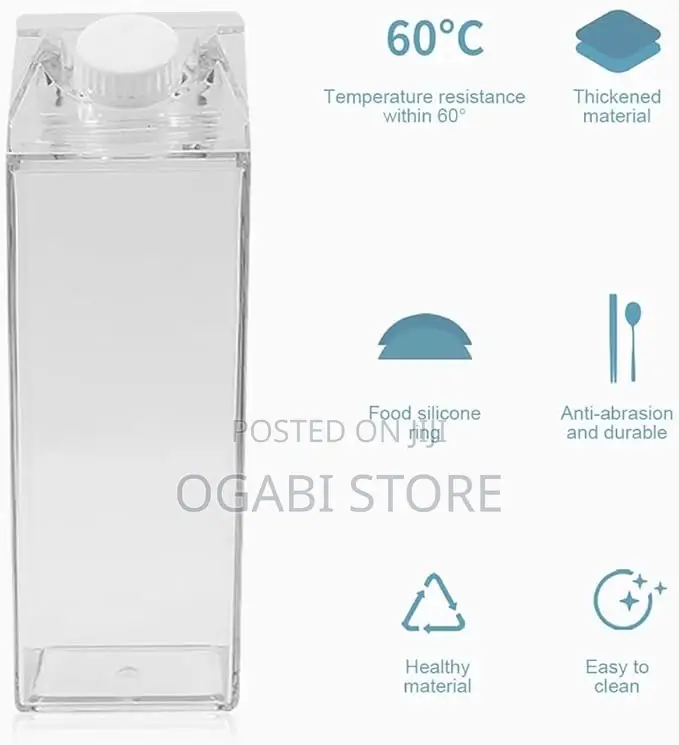 Acrylic Milk/Juice Storage Container – 1000ml
