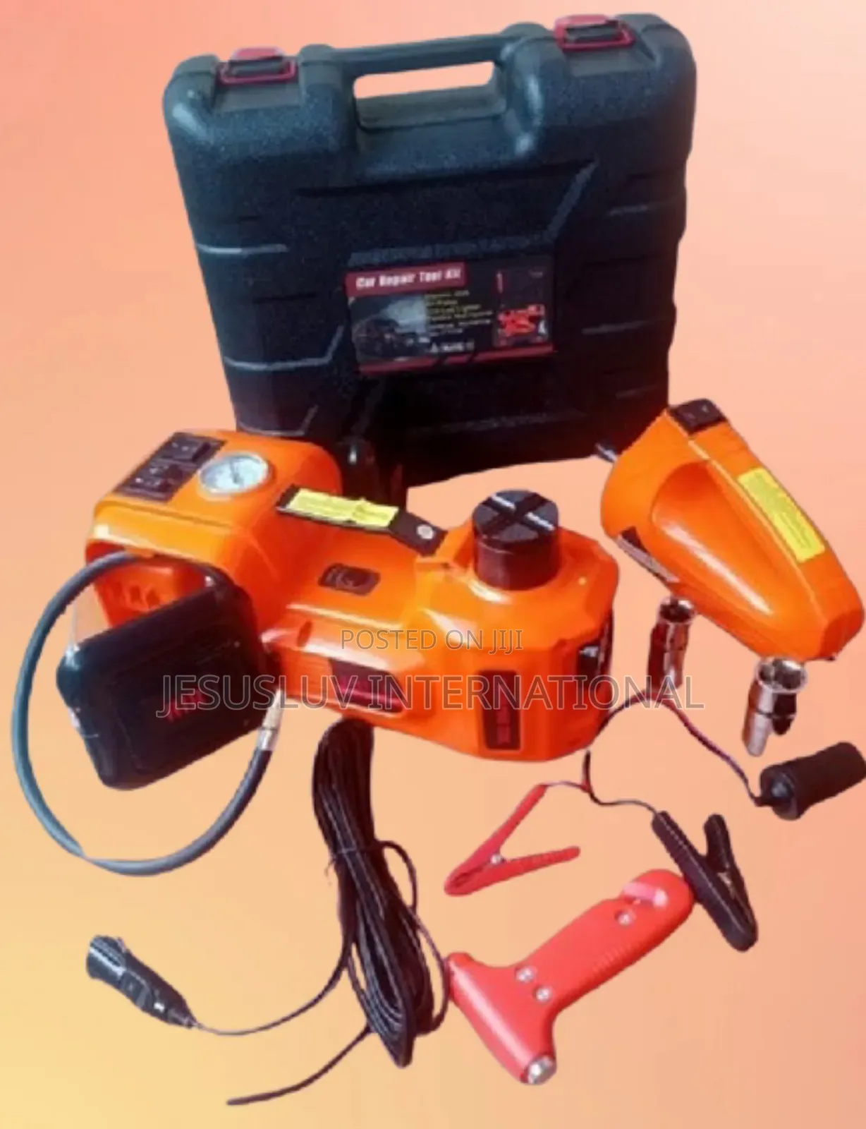 Powerful Hydraulic Electric Car Jack 5 Ton, Impact Wrench Tyre Pump