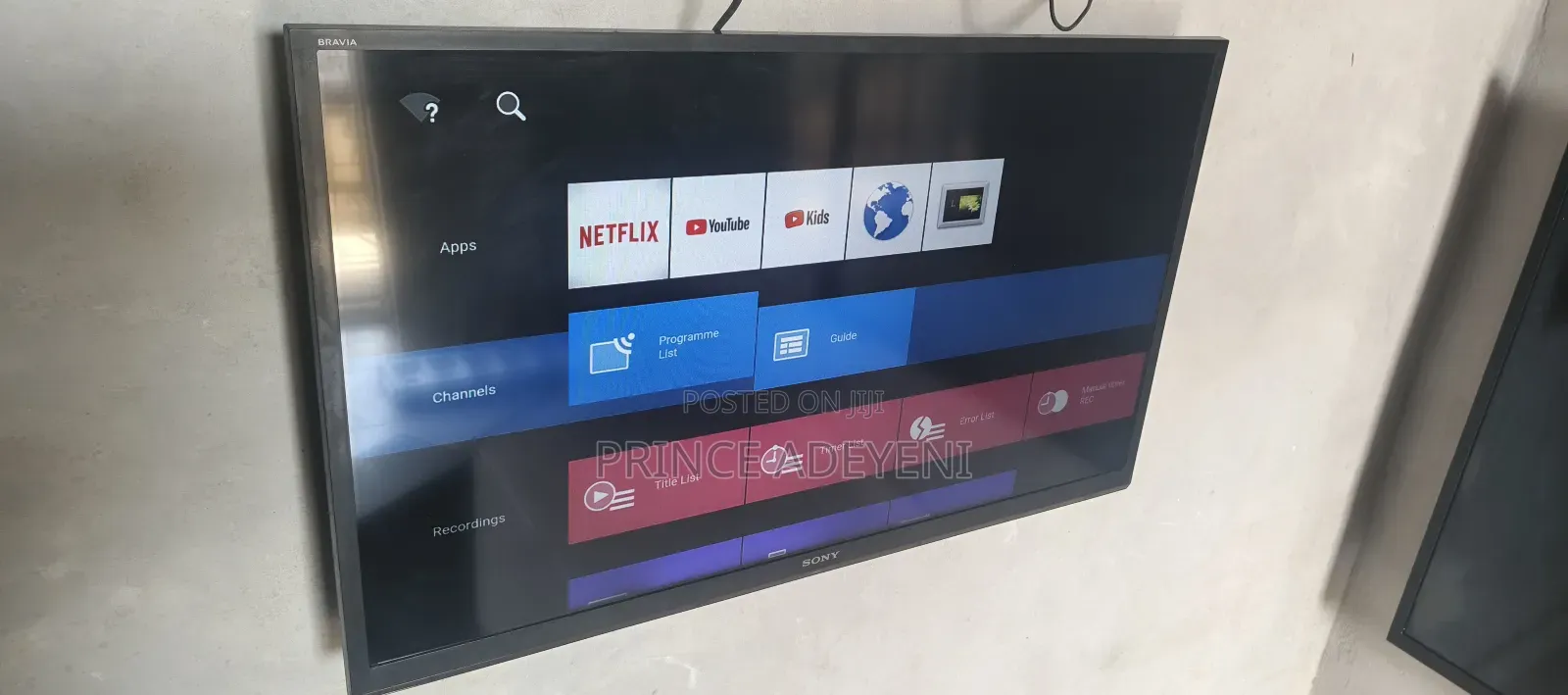 32 Inches Uktra Slim Sony Smart Tv