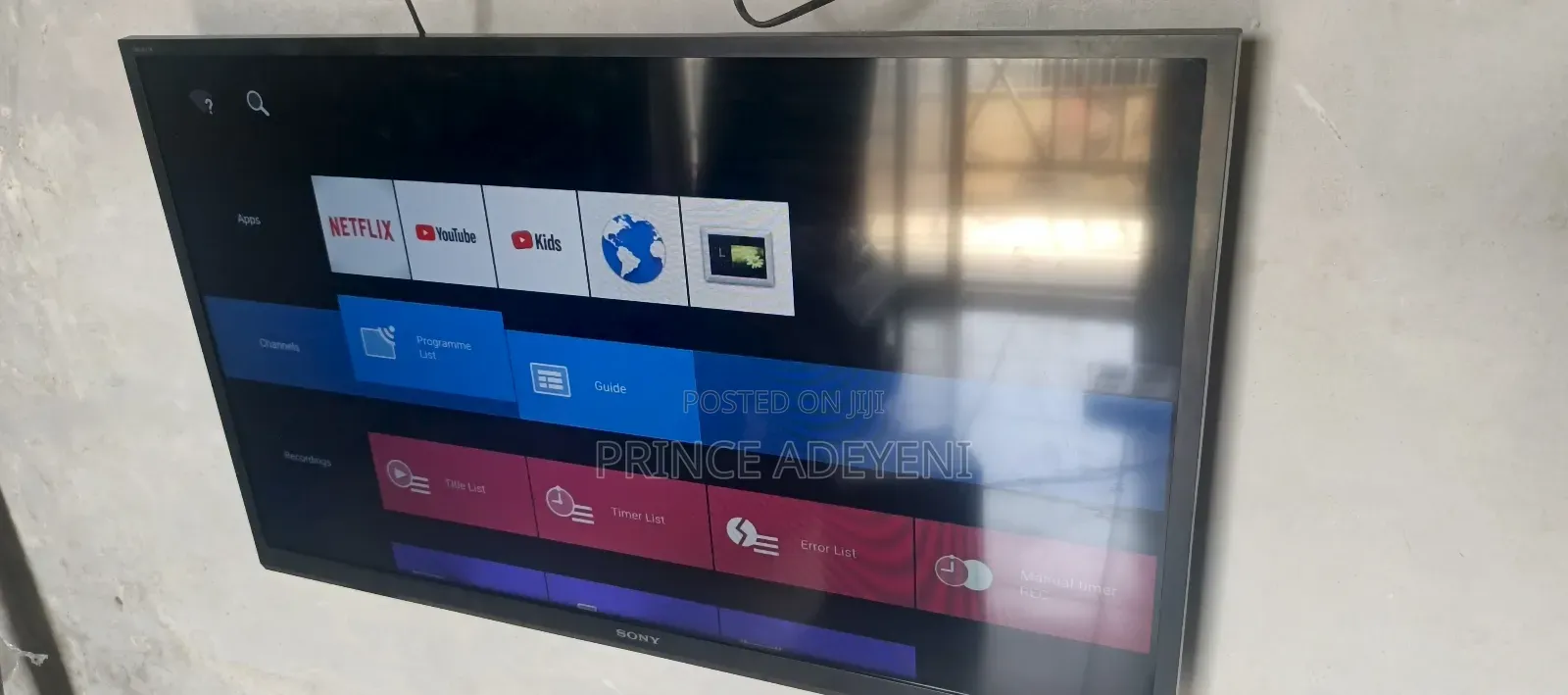 32 Inches Uktra Slim Sony Smart Tv