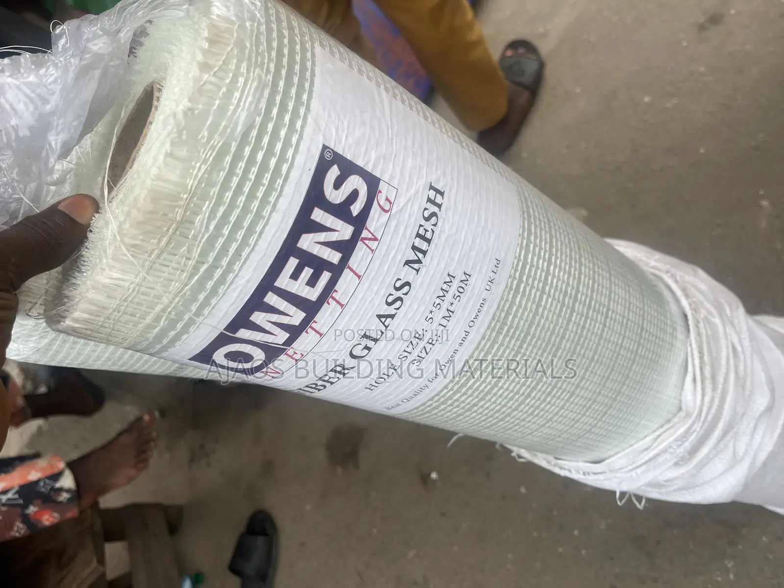 1m by 50m Fiber Glass Mesh