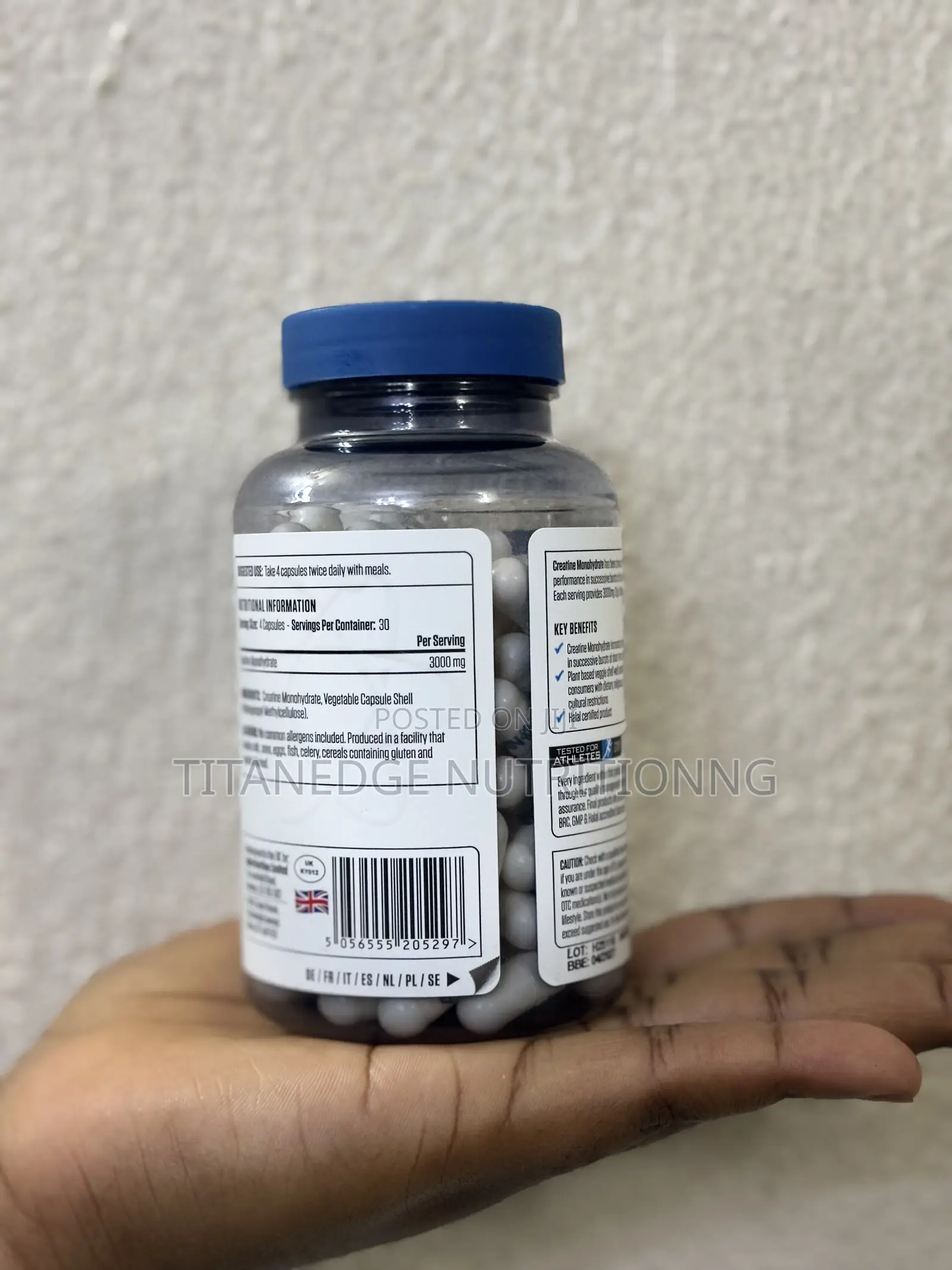 Applied Nutrition Creatine Capsules 3000, 120 Capsules