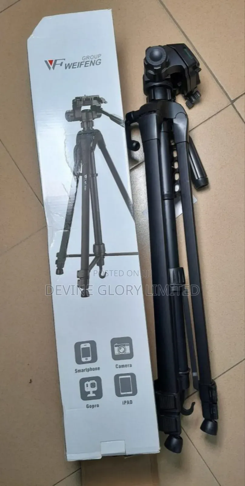 Weifeng Wt-3560 Professional Aluminum Tripod With Phone Holder