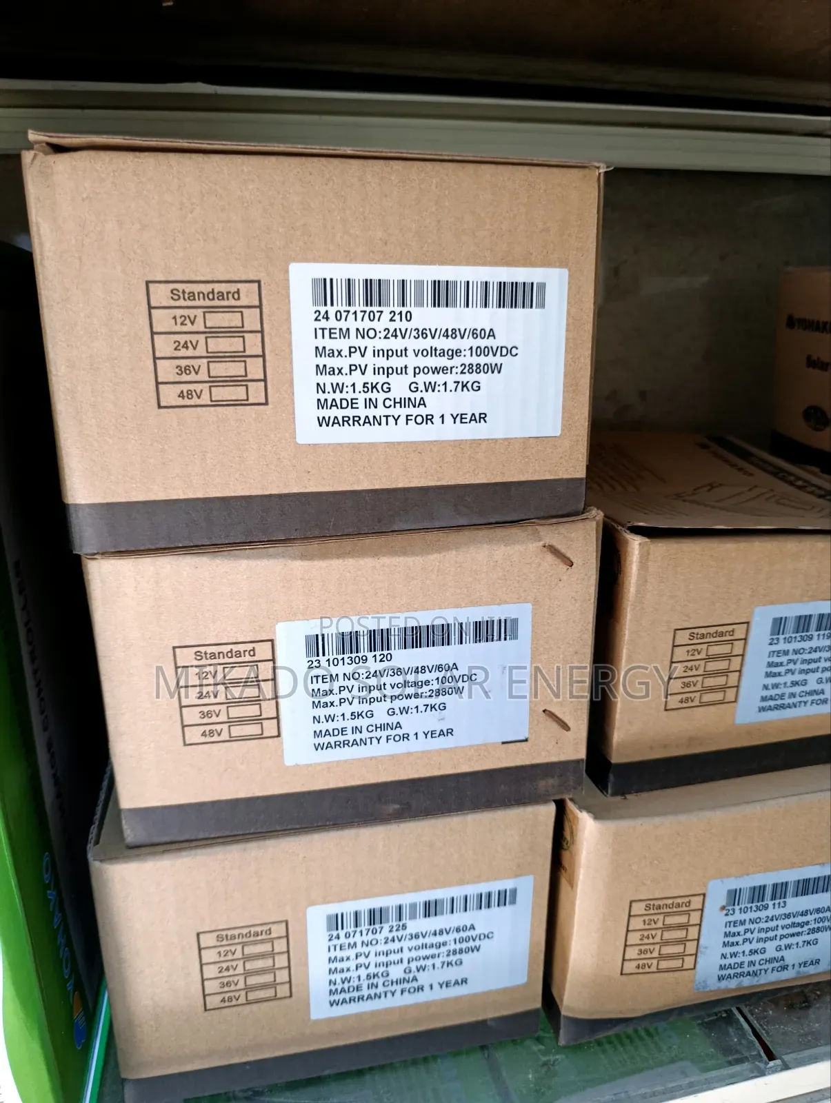 Yohako 60a MPPT Solar Charge Controller – 12/24/36/48v