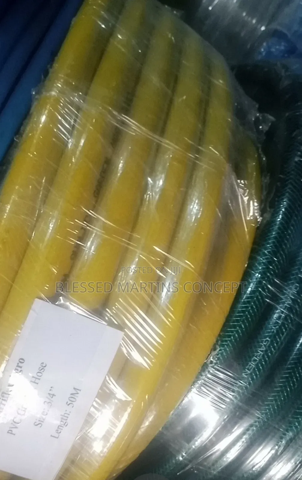 3/4" Yellow Color Agro PVC Garden Hose.Length: 50meters