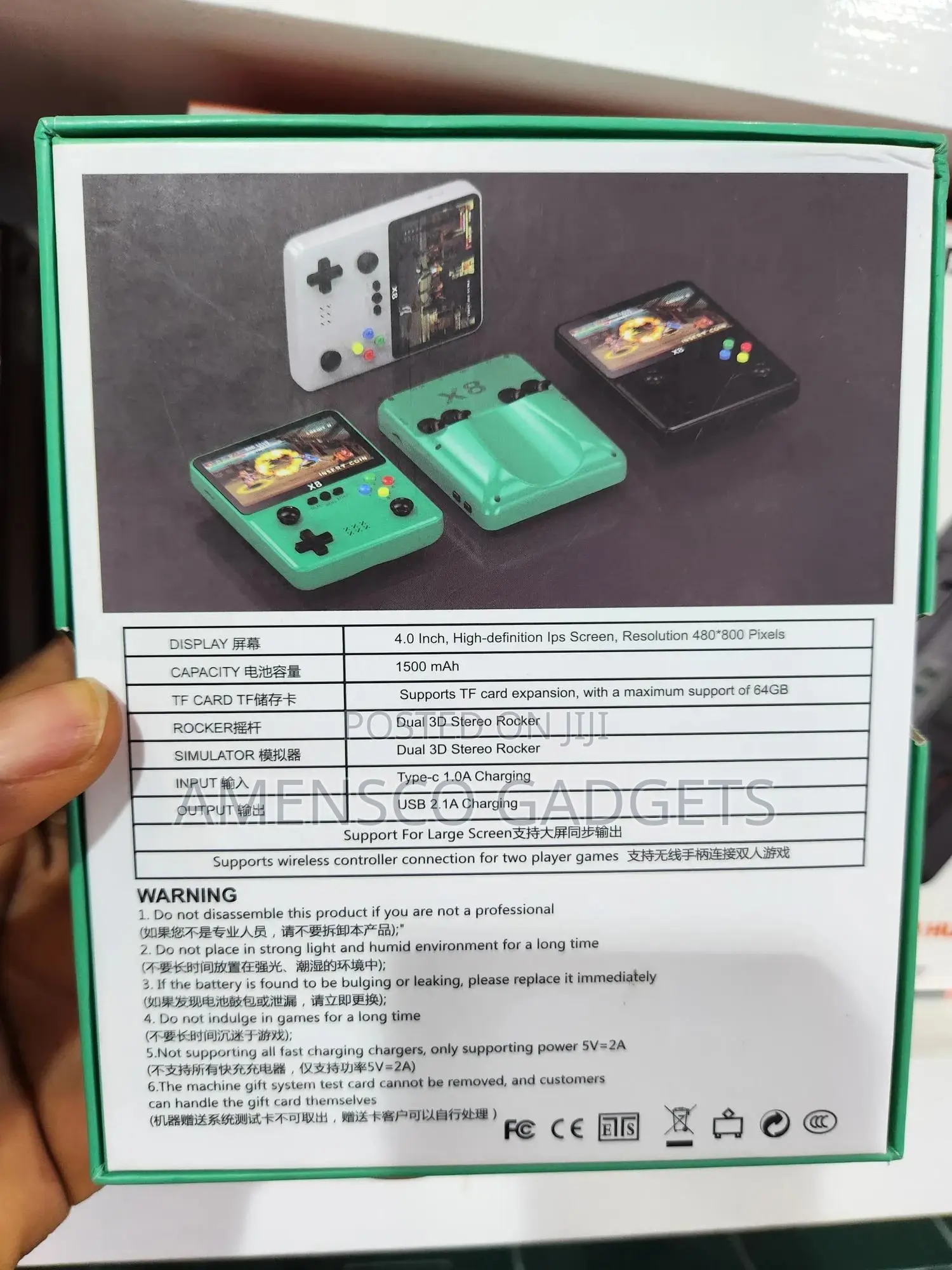 New X8 Handheld Game, Play Anytime and Anywhere