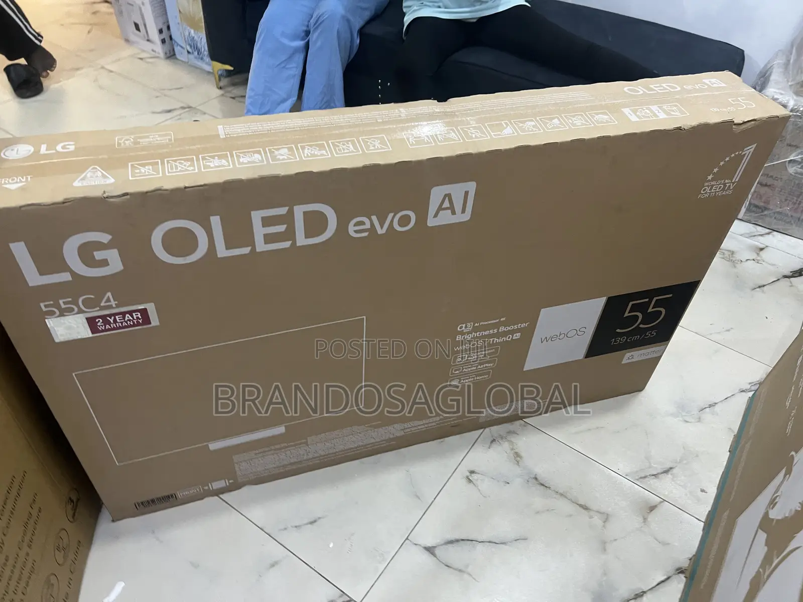 Lg 55" Oled 55c46la With Wide Viewing Angle Technology